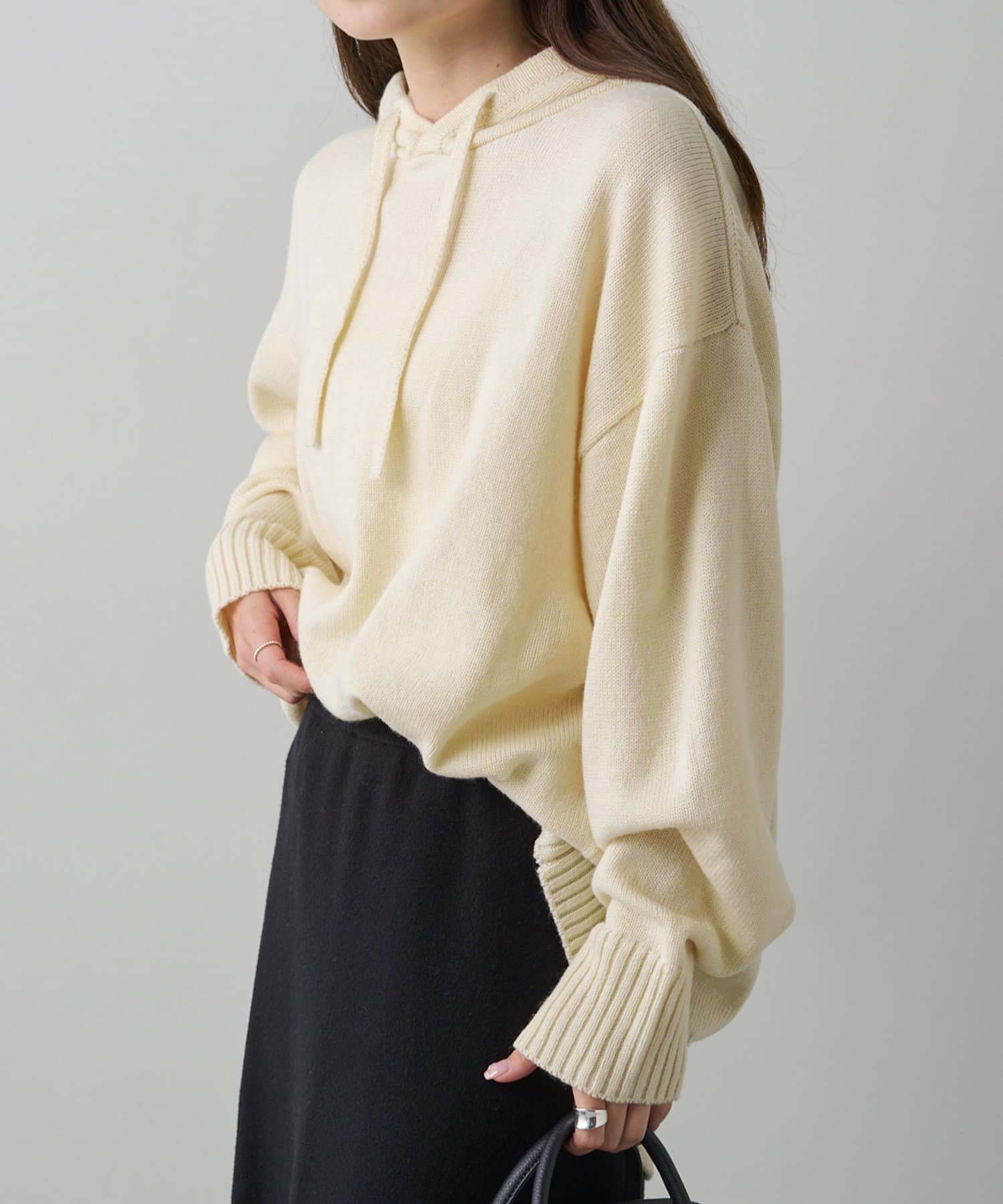 手洗いOK】ハンドウォッシャブルニットパーカー | PUAL CE CIN