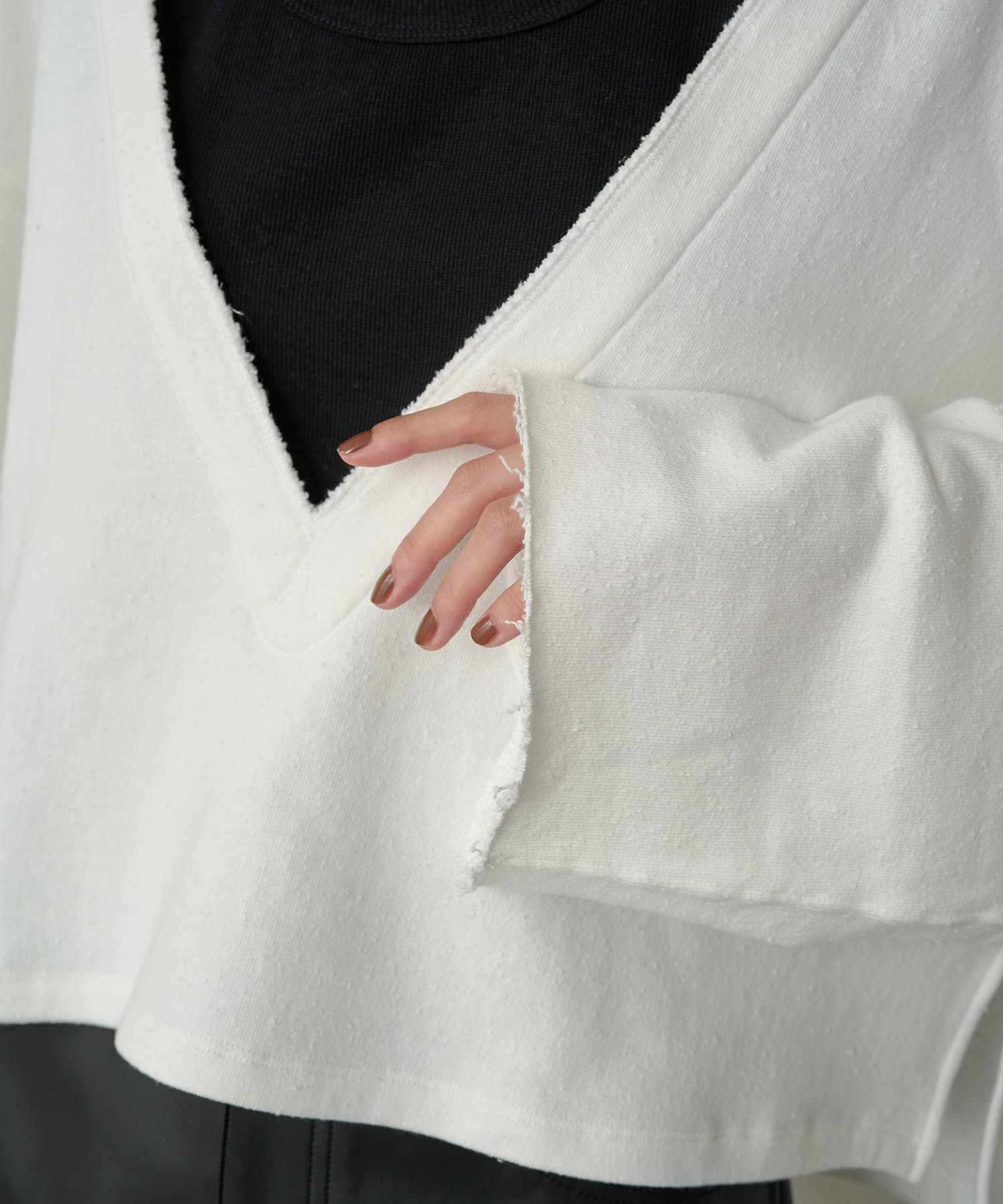 OUTLET(アウトレット) 【Loungedress】スウェットVプルオーバー