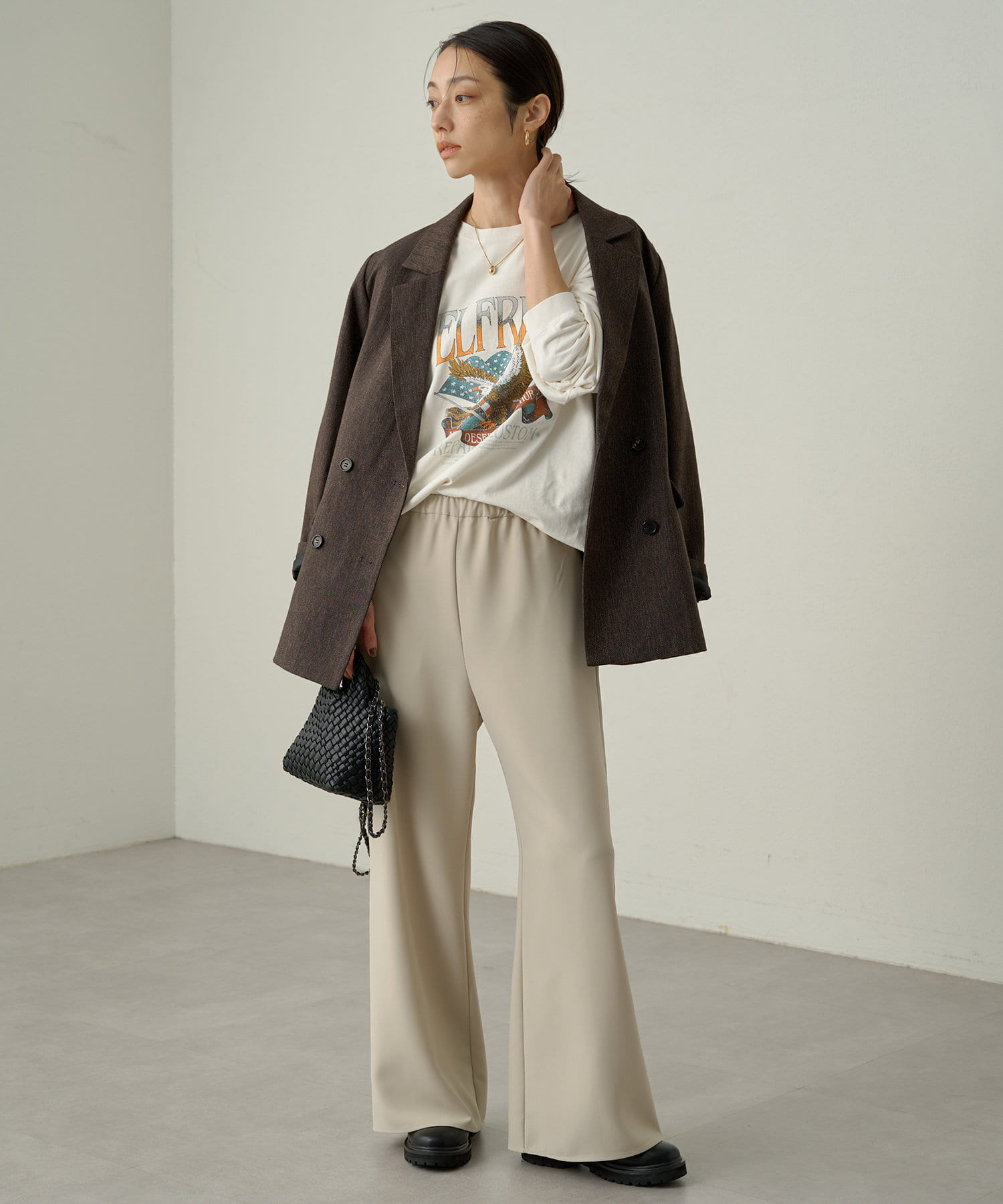 OUTLET(アウトレット) 【Loungedress】ダブルジャケット