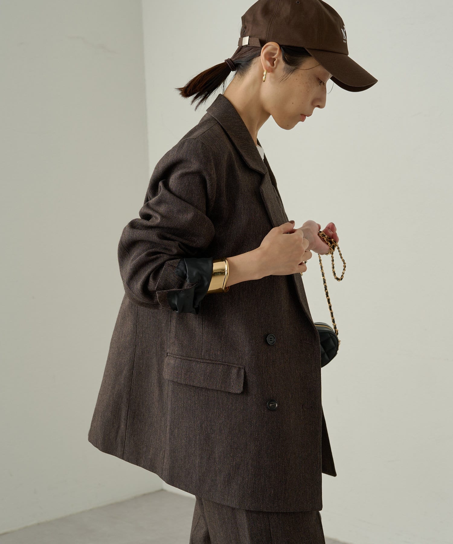 OUTLET(アウトレット) 【Loungedress】ダブルジャケット