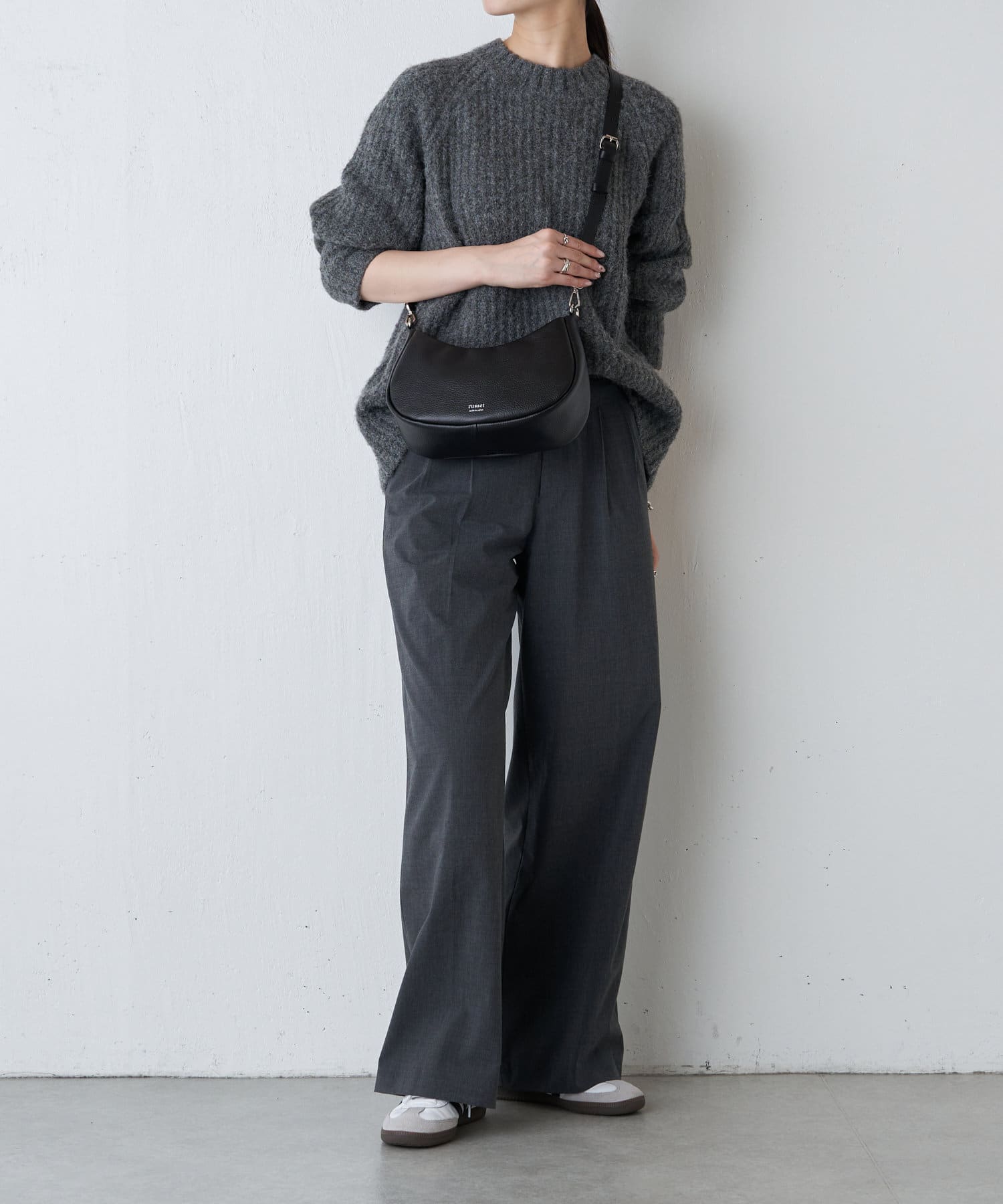 russet(ラシット) WEB限定 ハーフムーン2wayショルダーバッグ