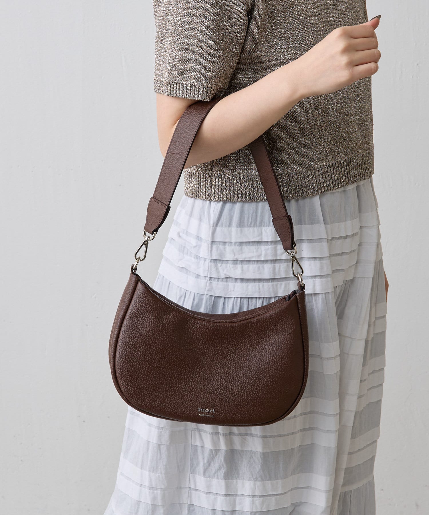 russet(ラシット) WEB限定 ハーフムーン2wayショルダーバッグ