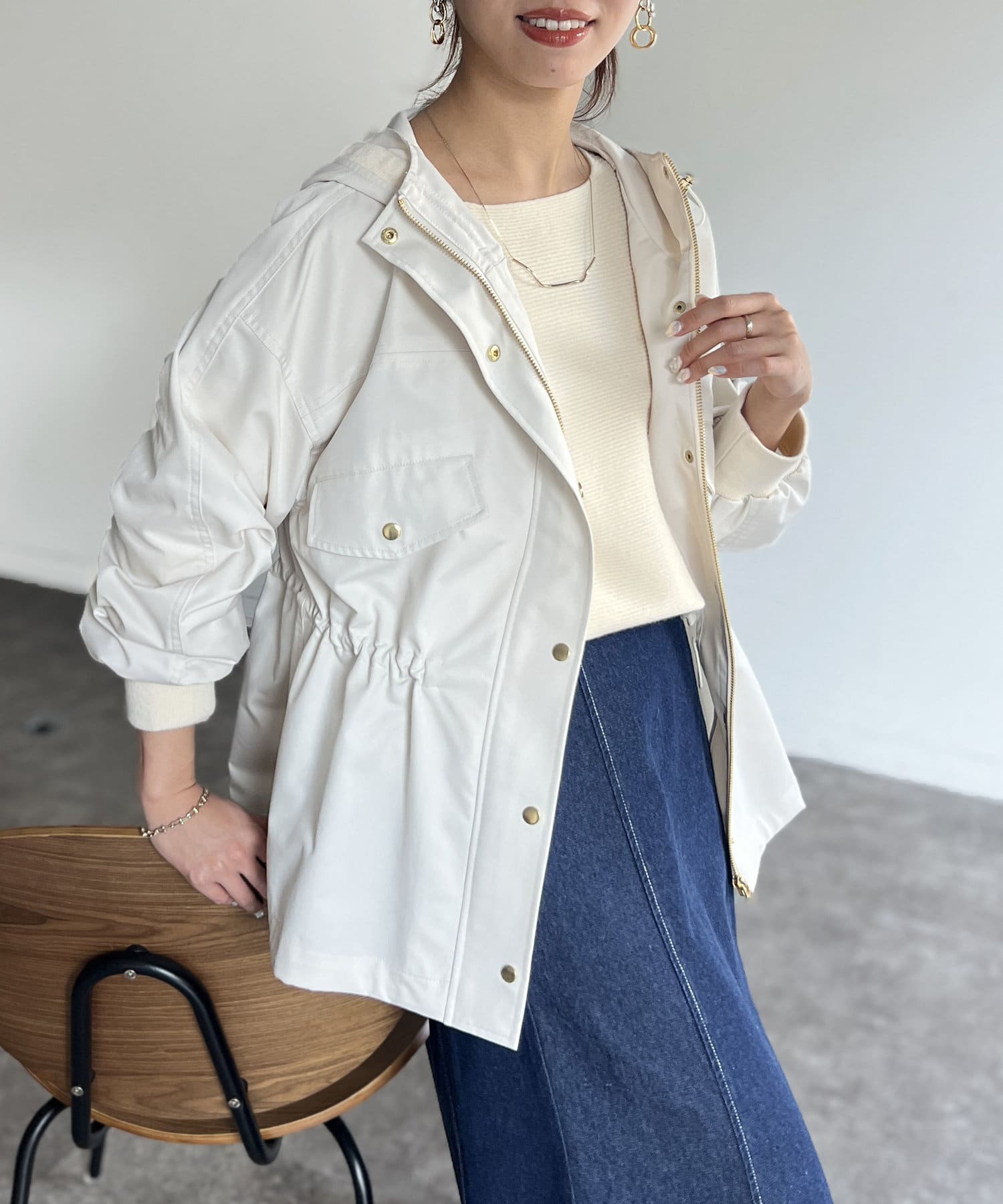 Chez toi - 完売品 Chez toi(シェトワ)  フードダウンベスト　新品 Chez toi｜シェトワのベスト通販 - ZOZOTOWN