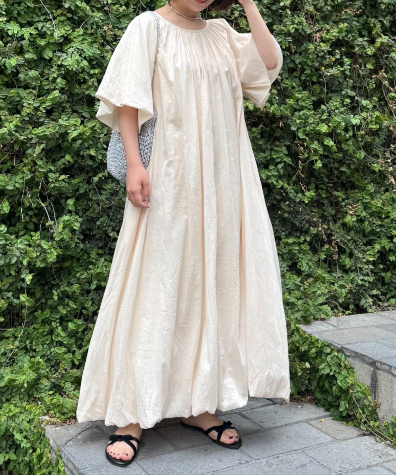 PATOU ワンショルダー バブル バルーン ワンピース ウォニョン india】2WAYカフタンバルーンワンピース | CIAOPANIC TYPY