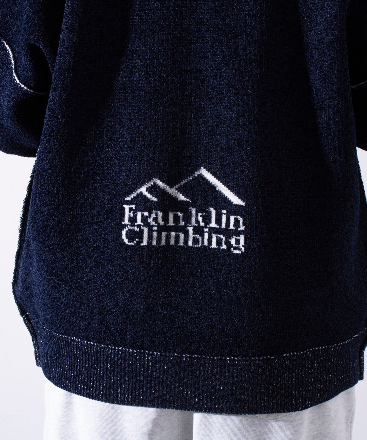 FREDY & GLOSTER(フレディ アンド グロスター) 【Franklin Climbing】CLIMロゴ クルーネック ニット