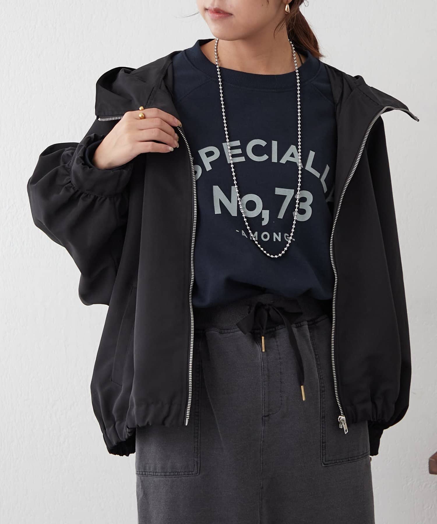NICE CLAUP / OLIVE des OLIVE OUTLET(ナイスクラップ  / オリーブ デ オリーブ アウトレット) 【ロングシーズン着まわせる】Ｅグログランマンパ
