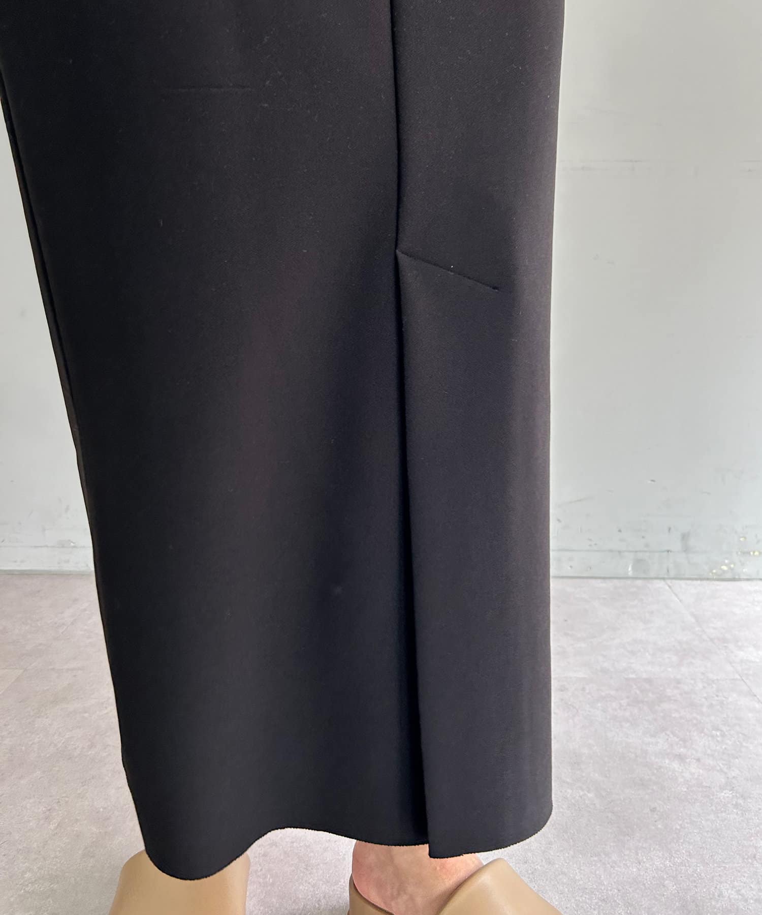 OUTLET(アウトレット) 【SHENERY】ベンツスリットジョーゼットタイトスカート