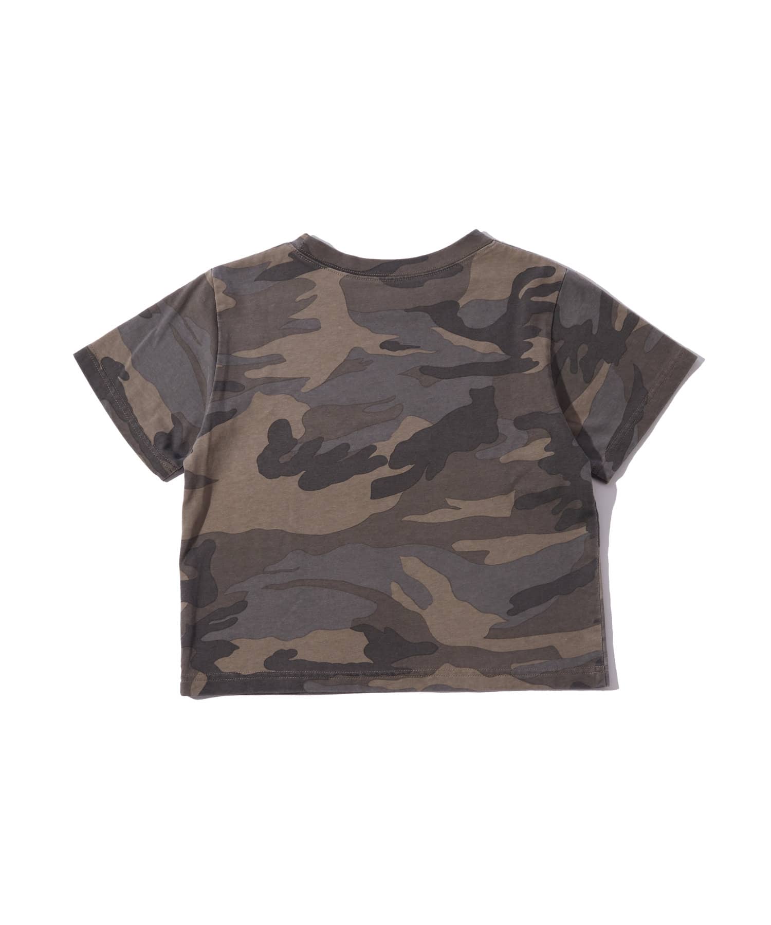 OUTLET(アウトレット) 【WHO'S WHO gallery】ナンバリングカモ柄TEE