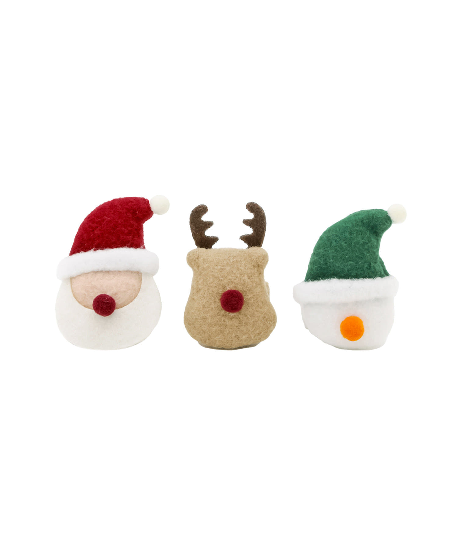 モチーフグラスリング3個セット／クリスマス | 3COINS(スリーコインズ 
