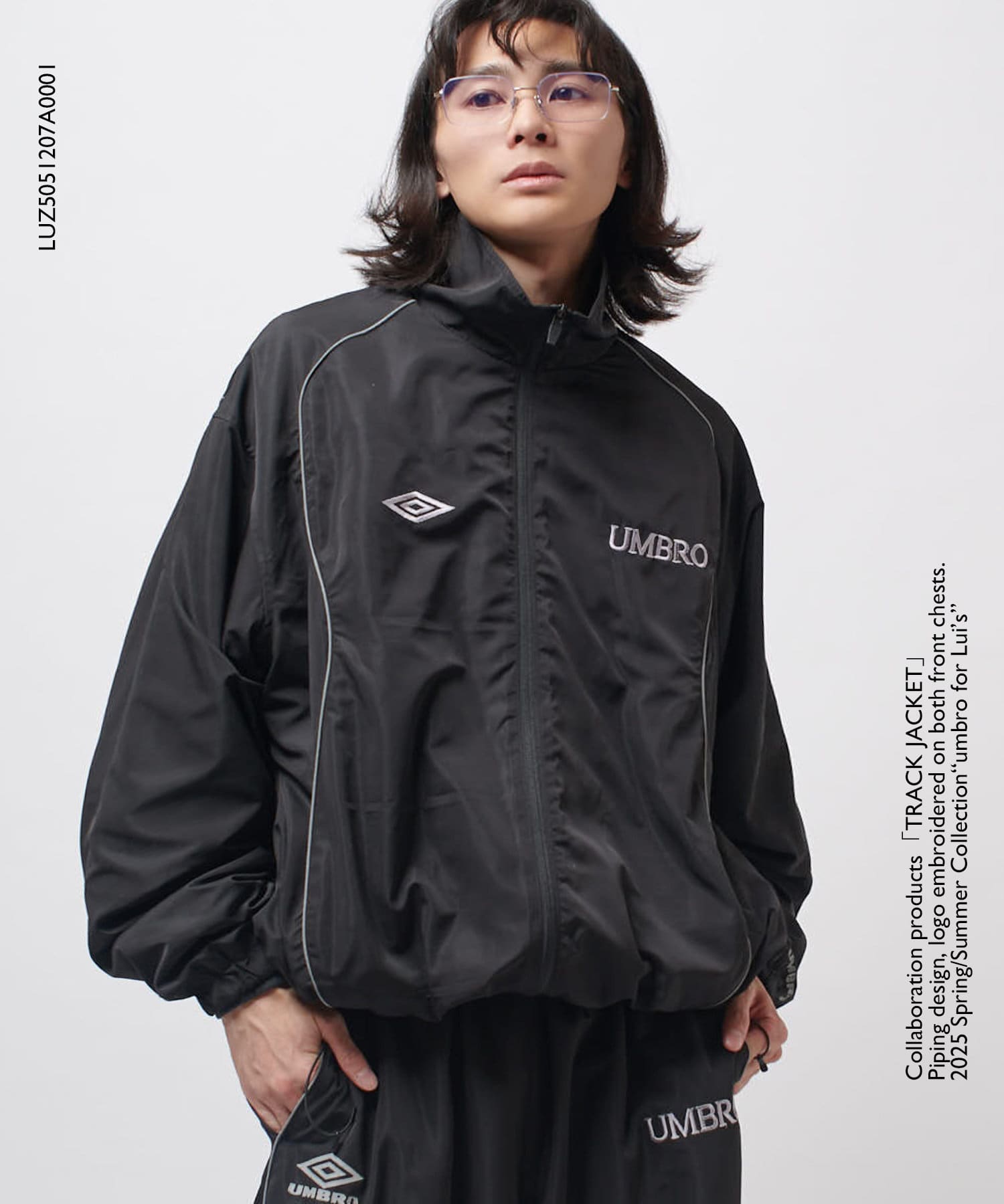 Lui's(ルイス) レディース 【UMBRO/アンブロ×Lui's】トラックジャケット ブラック