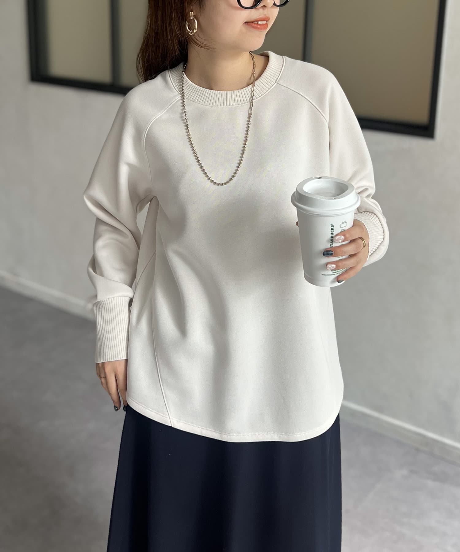 軽量ボンディングBACKZIPプルオーバー | Chez toi(シェトワ