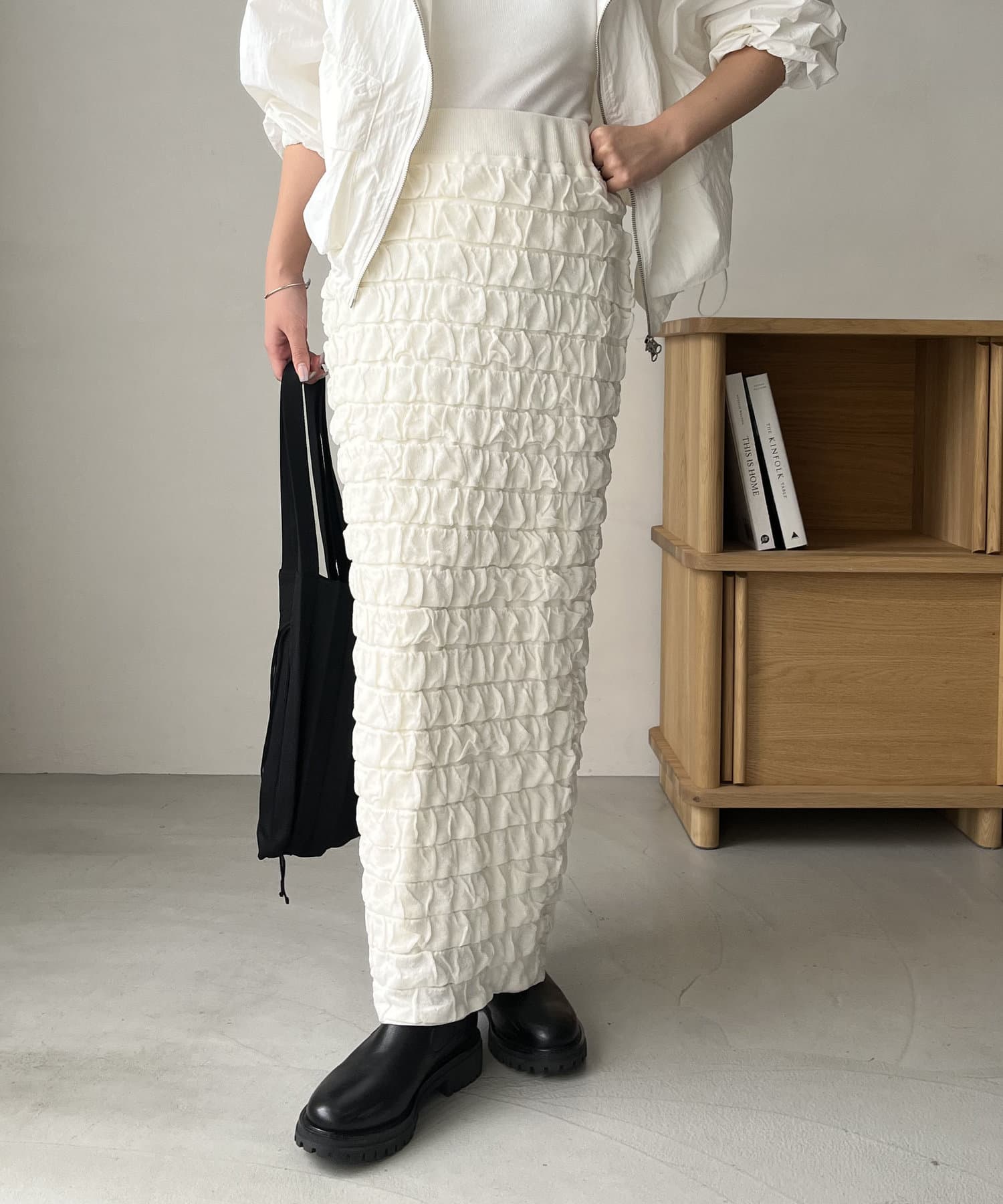 CAPRICIEUX LE'MAGE】ふくれジャガードスカート | OUTLET