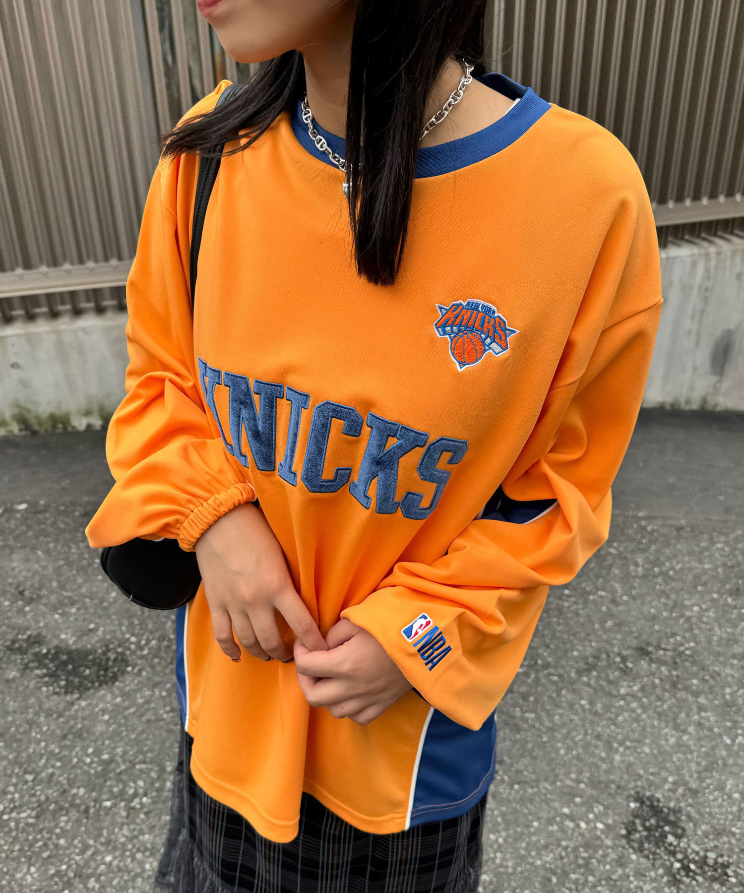 OUTLET(アウトレット) 【Ciaopanic】【NBA】別注ベロアロゴプルオーバー