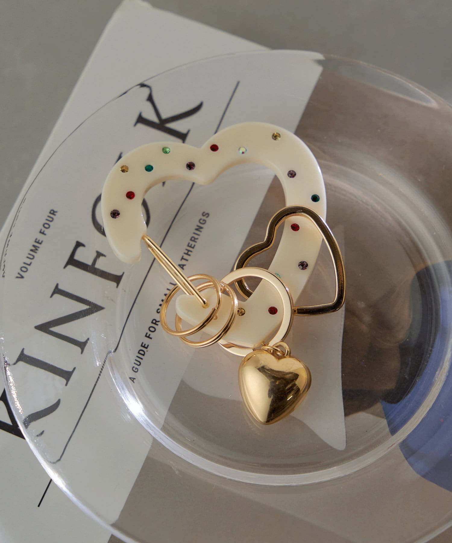 ハートストーンカラビナチャーム | Lattice(ラティス)レディース | PAL