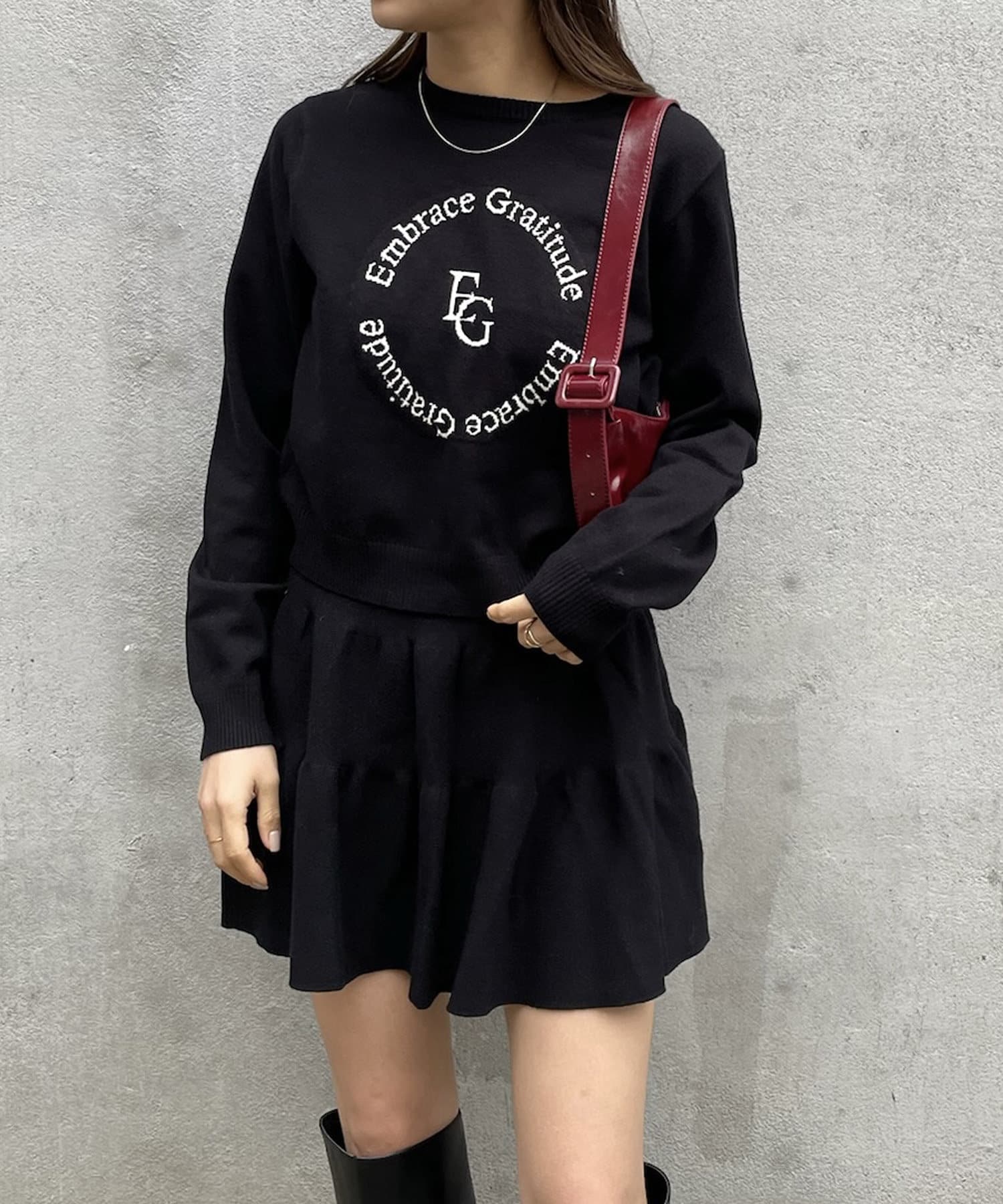 MARK&LONA サークルロゴ ニット MARK＆LONA｜Duran Alter Knit Pullover | MEN | Rakuten
