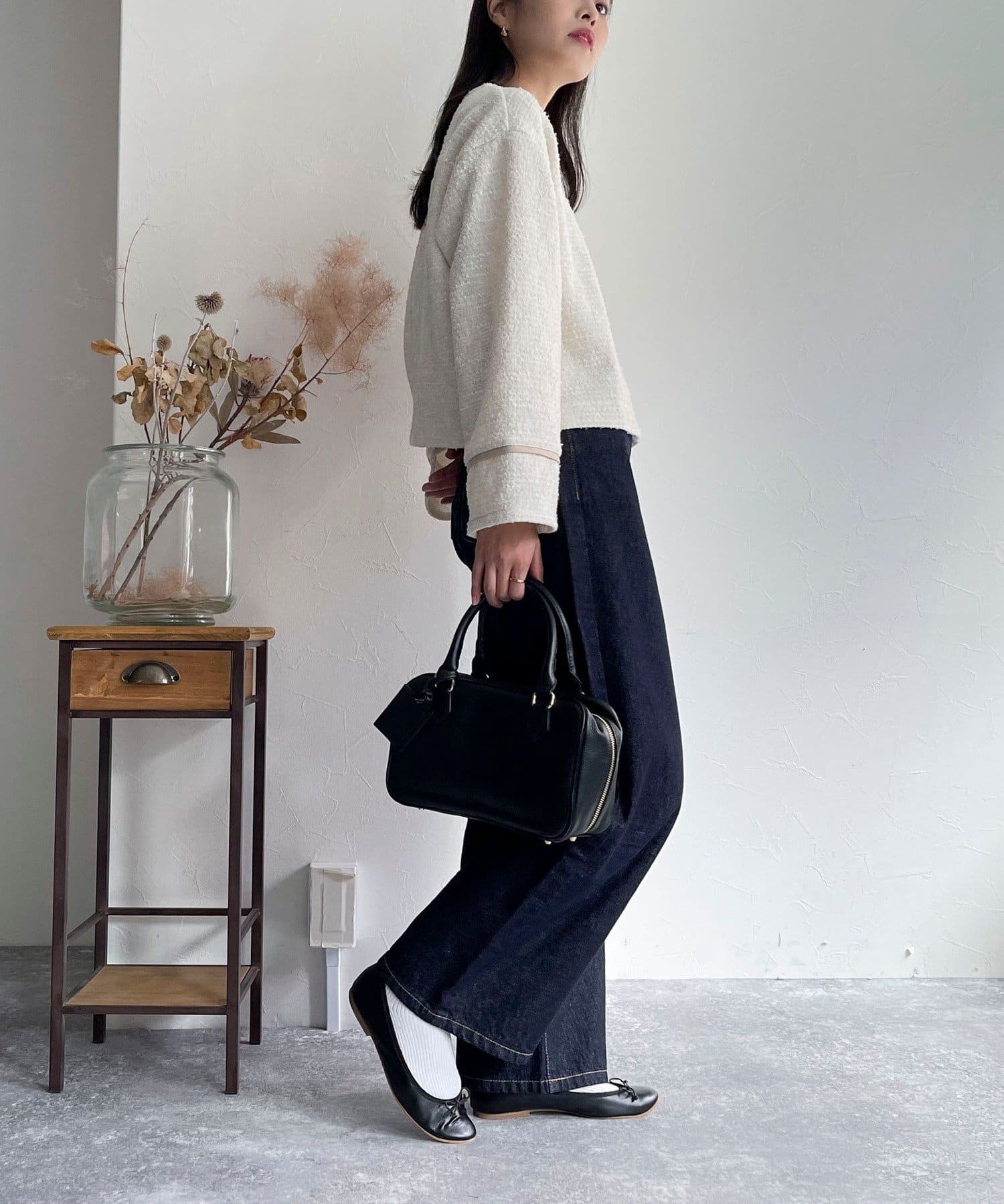 新品　2WAYツイードプルオーバー　ジャスグリッティー  1 JUSGLITTY ジャスグリッティー ツイード ティアード プル