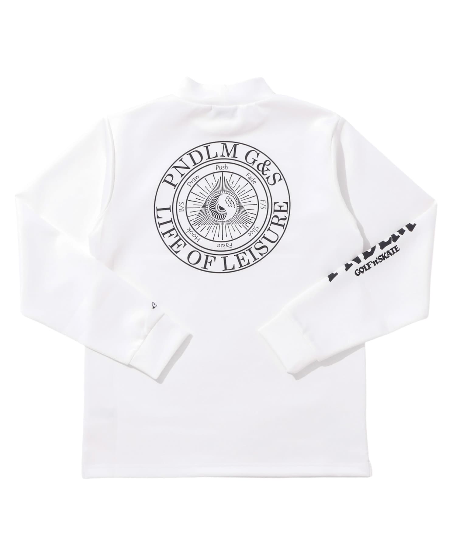 twoles(トゥレス) レディース 【Pendulum】CIRCLE LOGO MOCK NECK SHIRT ホワイト