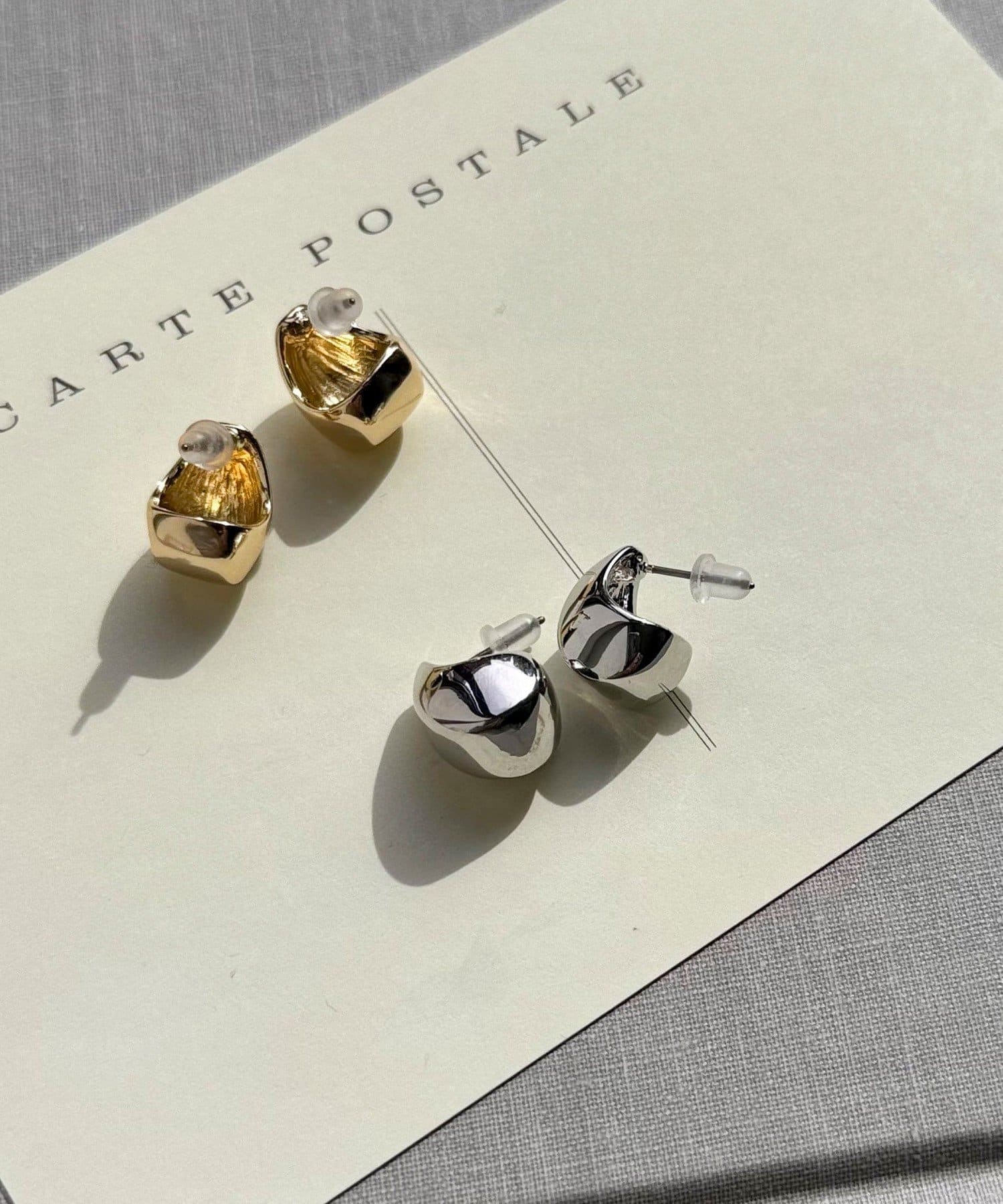 FARIS jewelry ピアス 美品 FARIS シルバー Lava Small フープピアス