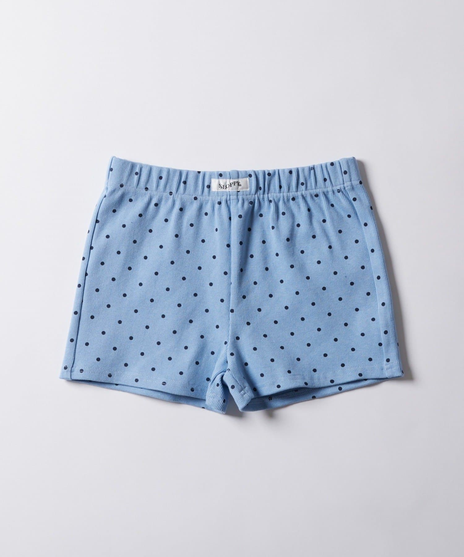 WHO’S WHO gallery(フーズフーギャラリー) 【SLOPPY/スロッピー】リブショートパンツ