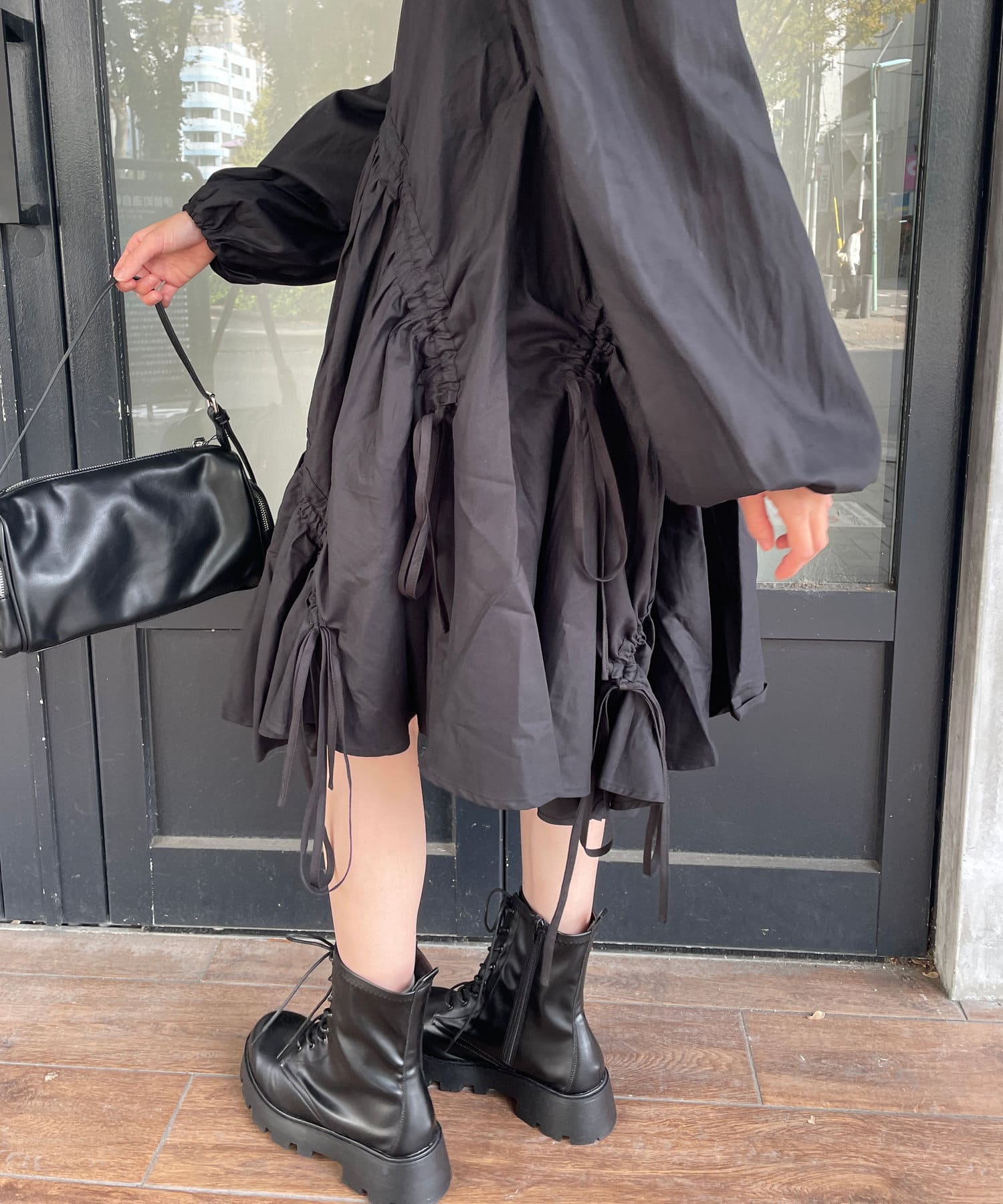 Kastane(カスタネ) 【GHOSPELL】Noor Ruched Mini Dress