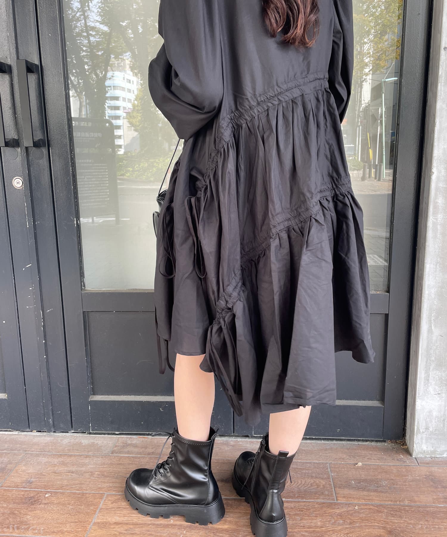 Kastane(カスタネ) 【GHOSPELL】Noor Ruched Mini Dress