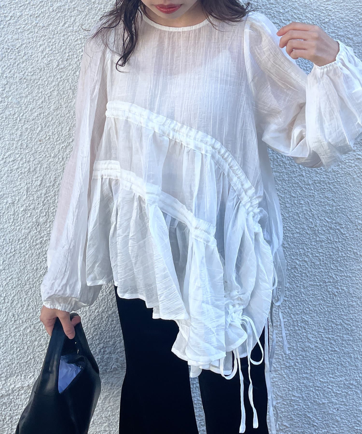 Kastane(カスタネ) Noor Ruched Top