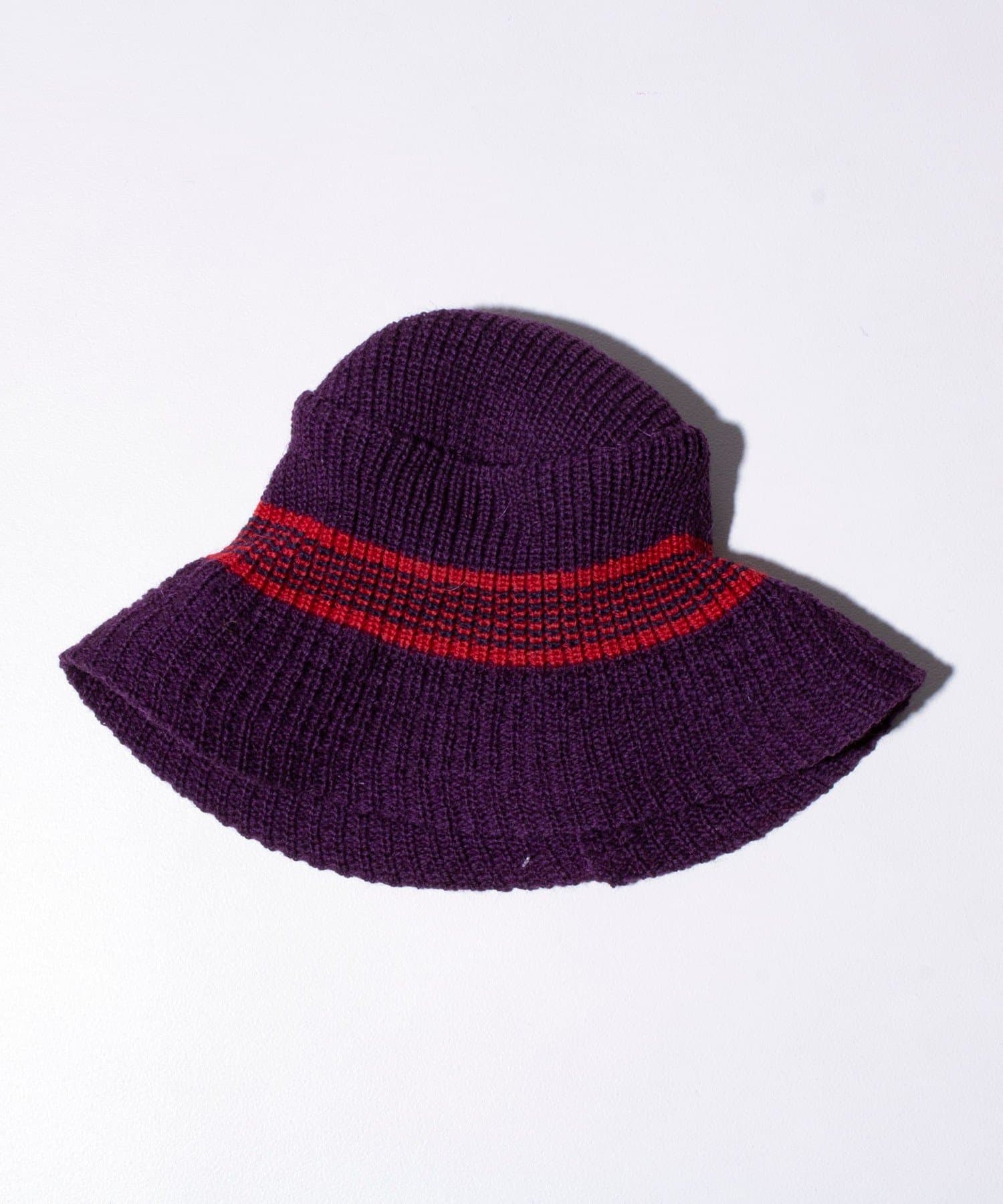 FREDY & GLOSTER(フレディ アンド グロスター) レディース 【HIGHLAND2000】LINE KNIT HAT バケットハット パープルその他3