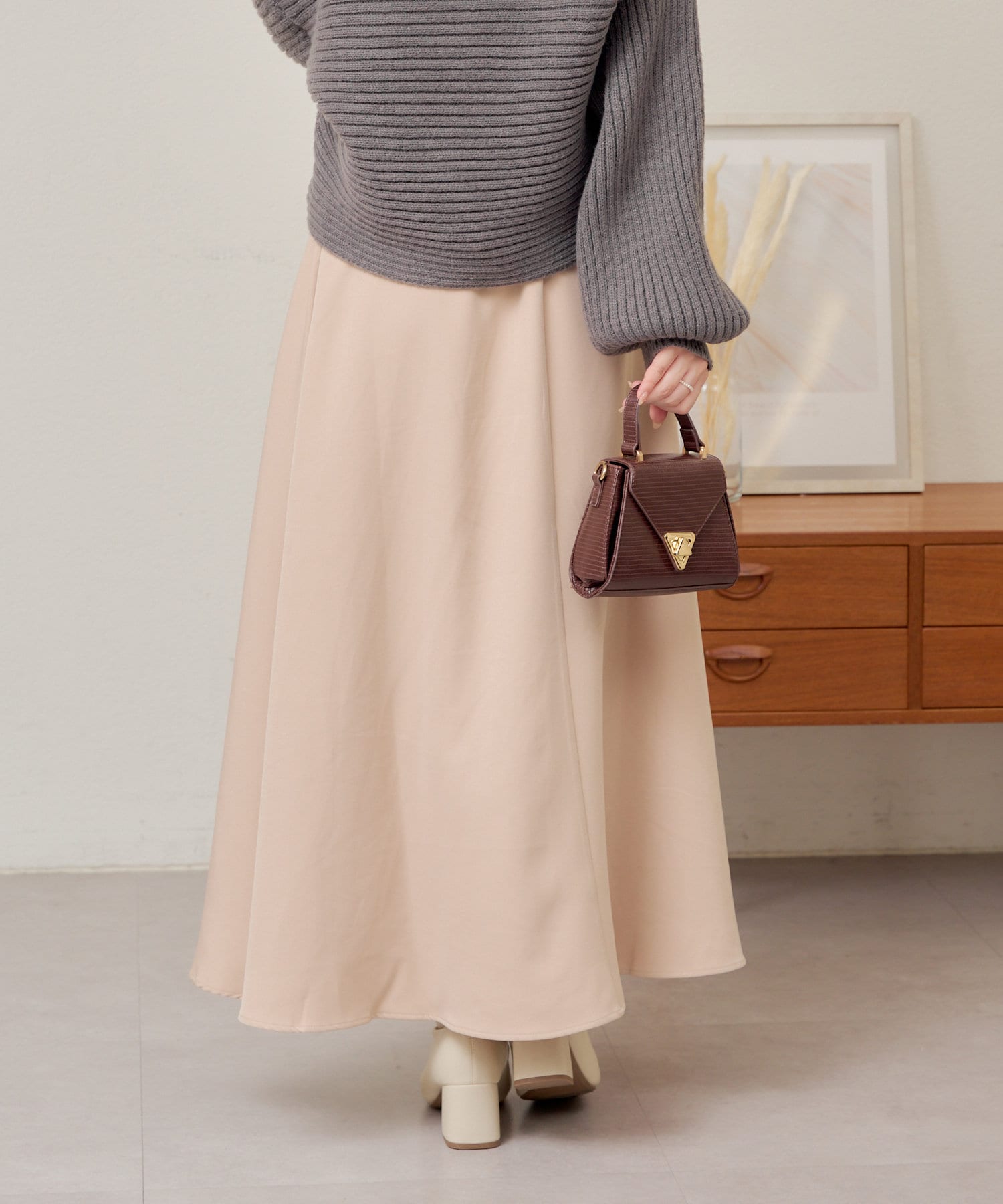 ハイウエストフレアスカート | NICE CLAUP / OLIVE des OLIVE OUTLET