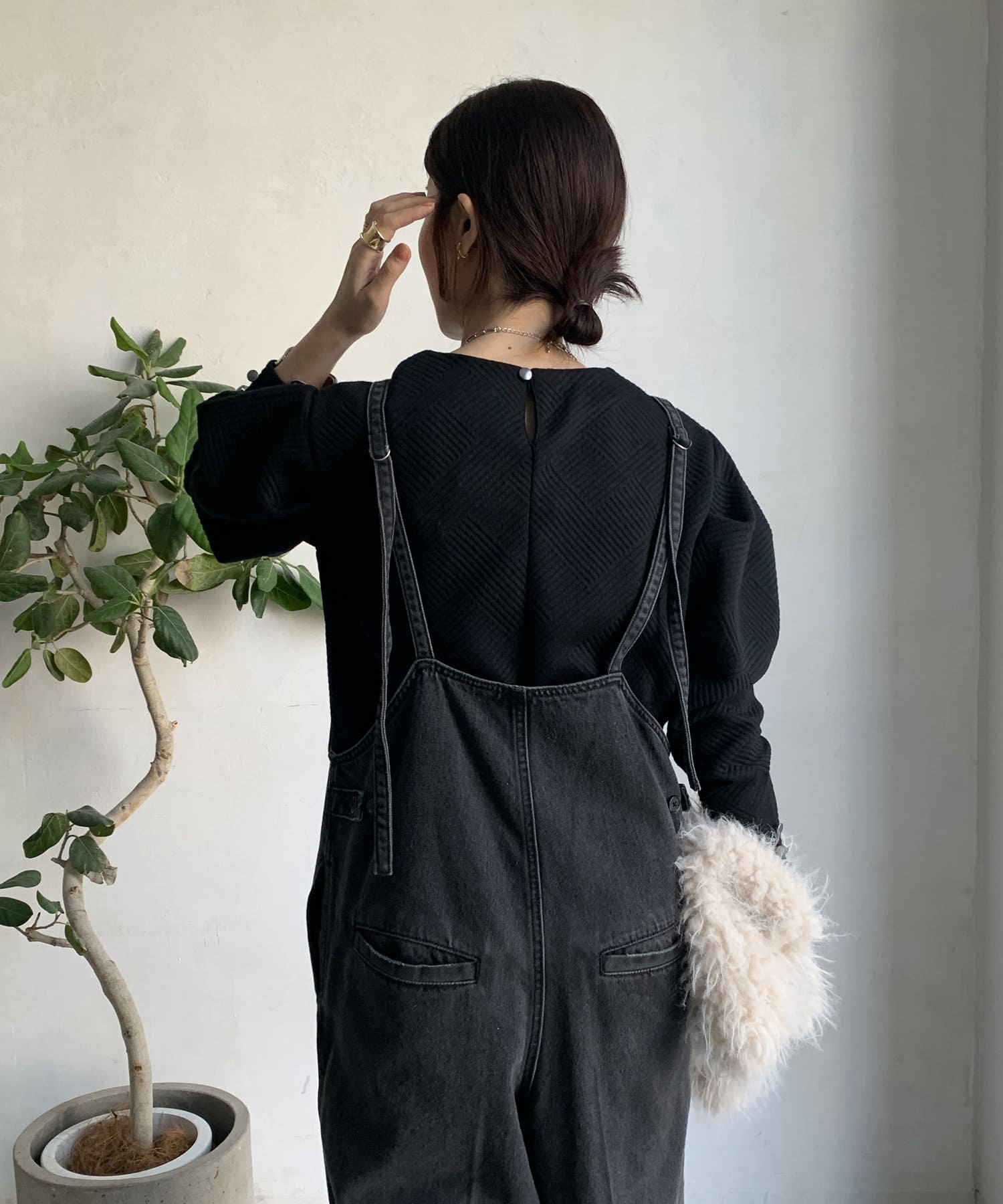 DOUDOU(ドゥドゥ) 【WEB限定】パワショルトップス