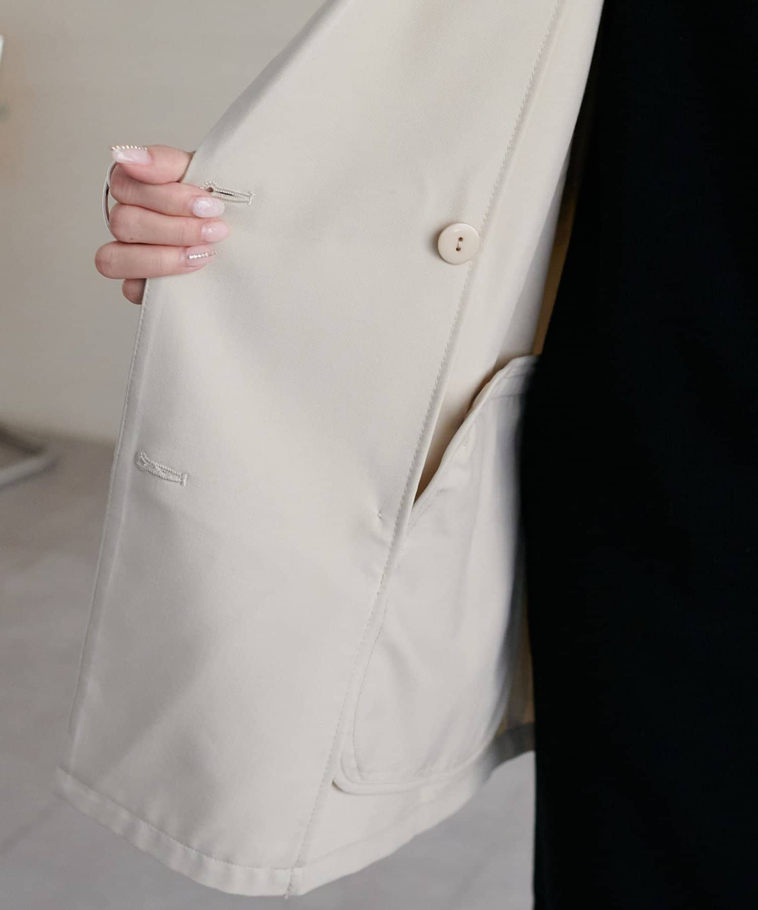 DISCOAT(ディスコート) 【新色追加!/オンオフ使える◎】金釦テーラードジャケット《WEB限定》