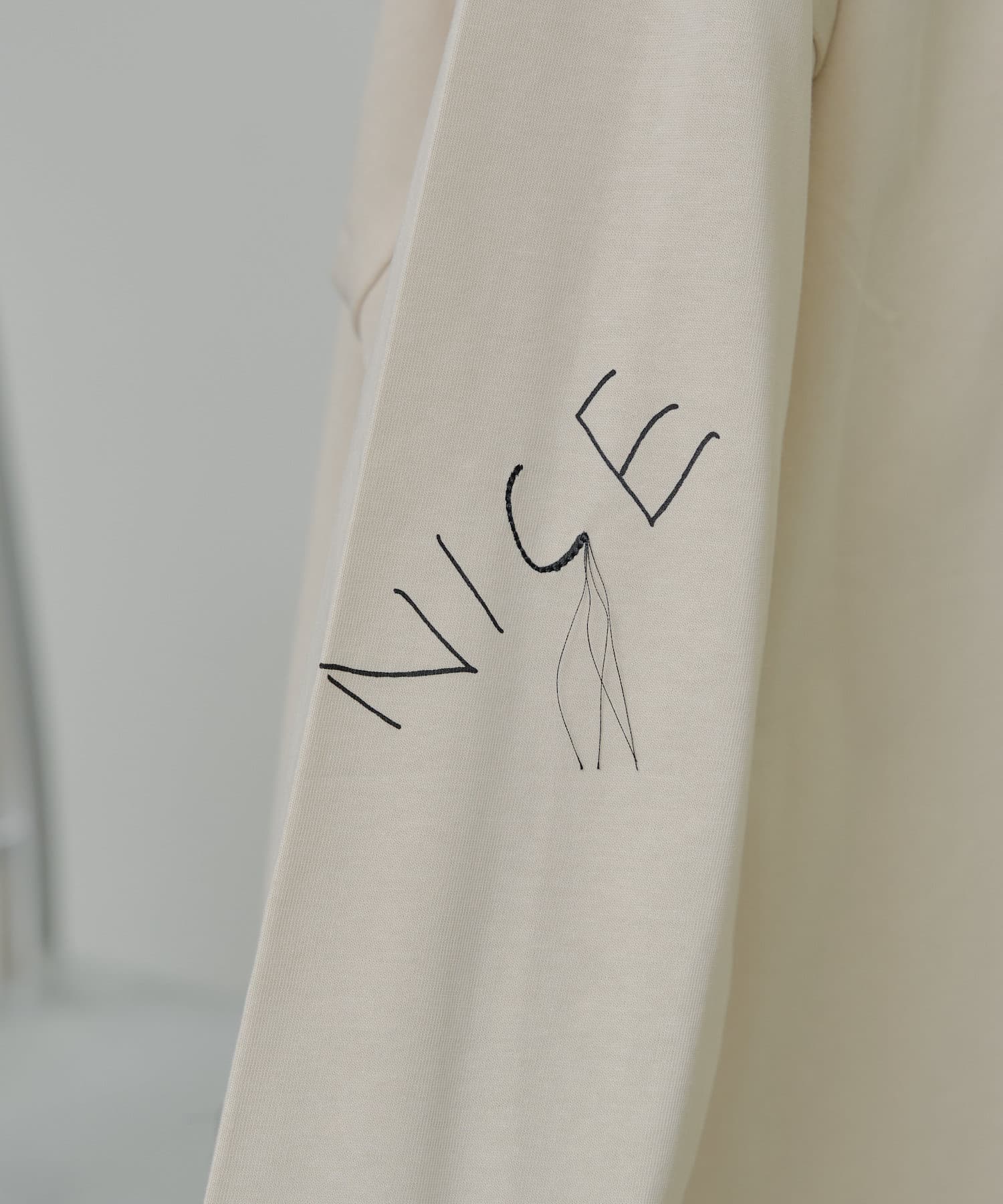 OUTLET(アウトレット) 【RAY CASSIN】刺繍ルーズロンTシャツ