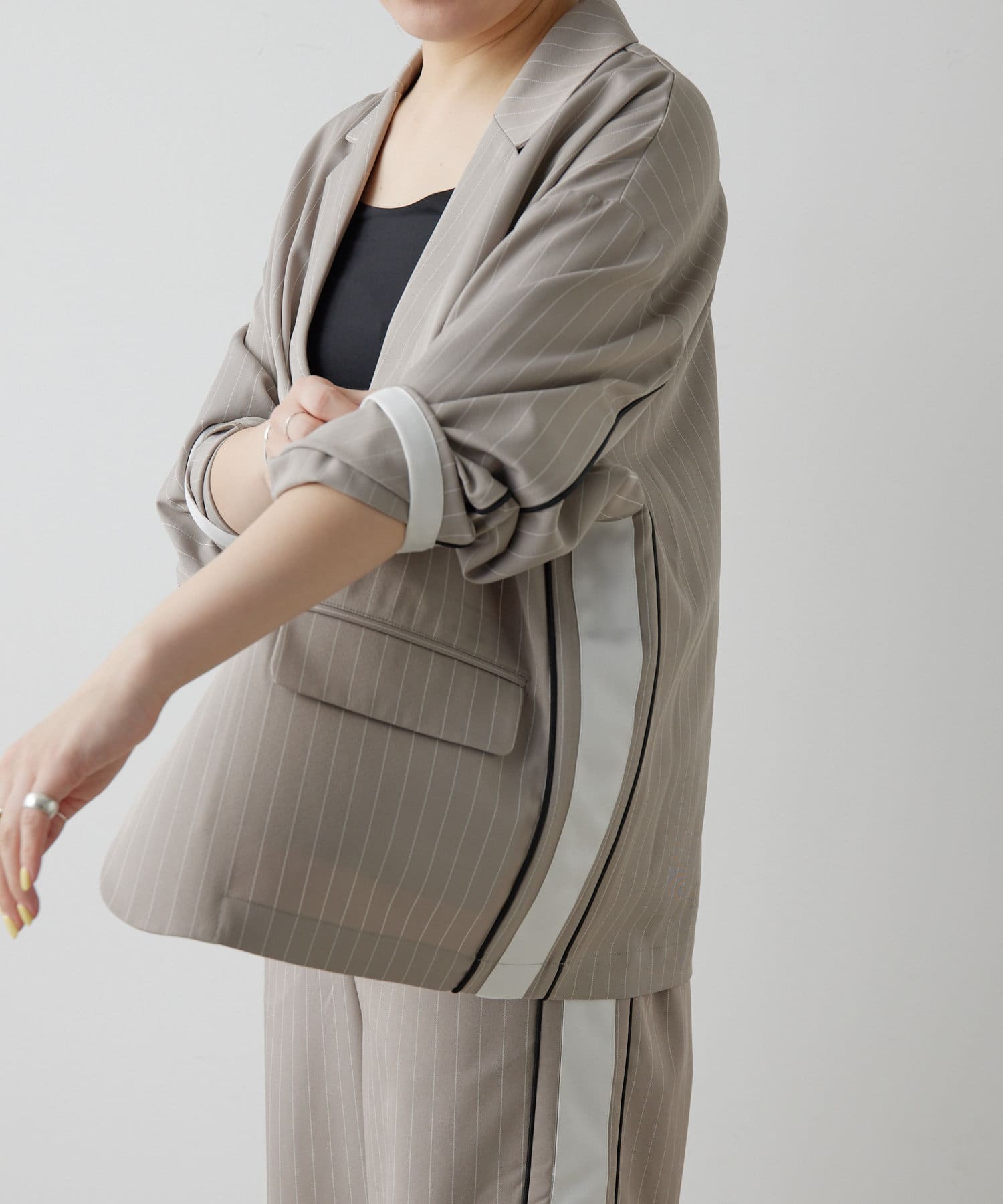 新品　ear PAPILLONNER SUM1 STYLE ジャケット ear PAPILLONNER 「ear PAPILLONNER」 「SUM1 STYLE」ノーカラー