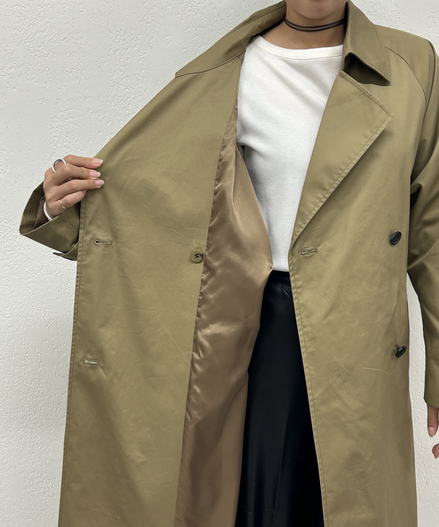 OUTLET(アウトレット) 【Loungedress】オーバートレンチコート
