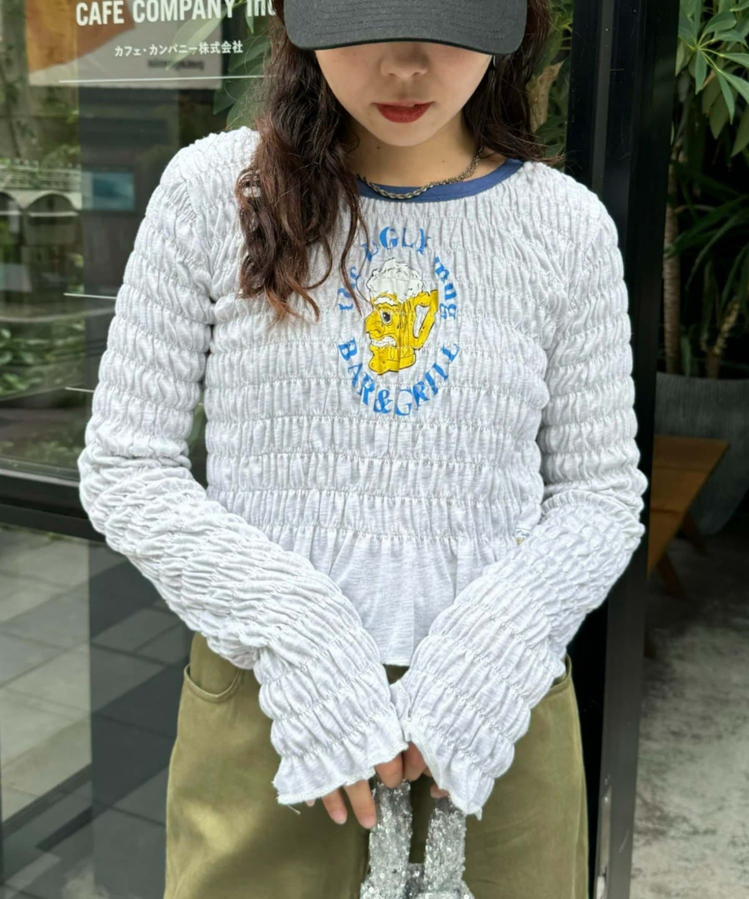 OUTLET(アウトレット) 【CIAOPANIC TYPY】シャーリングリンガーTEE