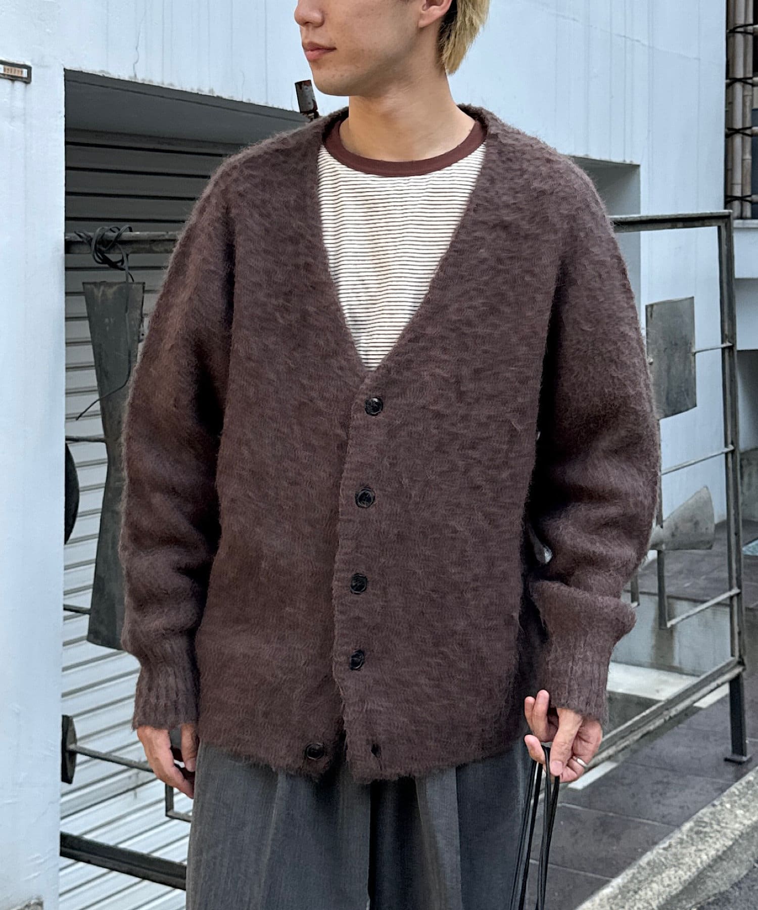 OUTLET(アウトレット) 【Kastane】【WHIMSIC】 シャギーニットカーディガン