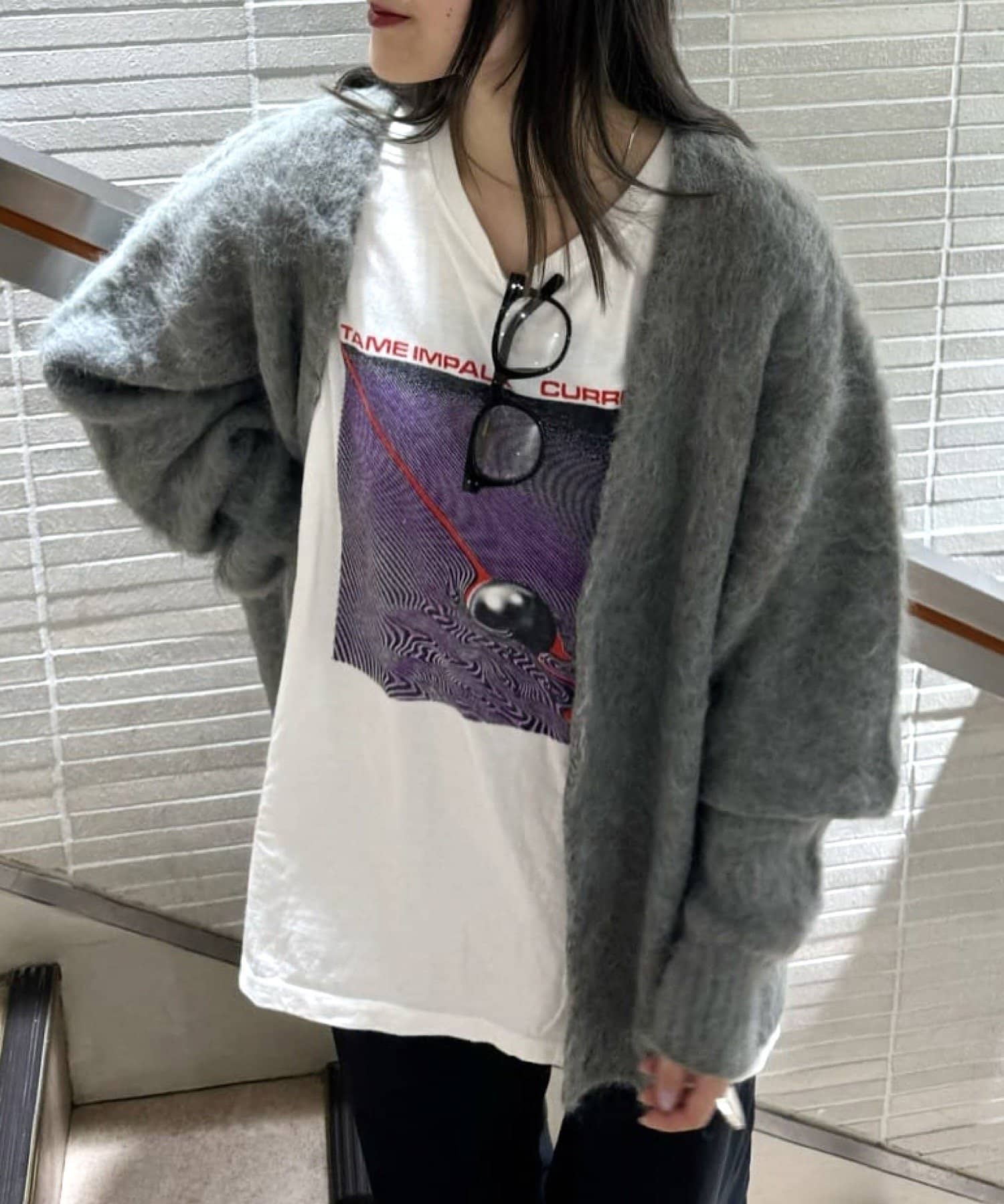 OUTLET(アウトレット) 【Kastane】【WHIMSIC】 シャギーニットカーディガン
