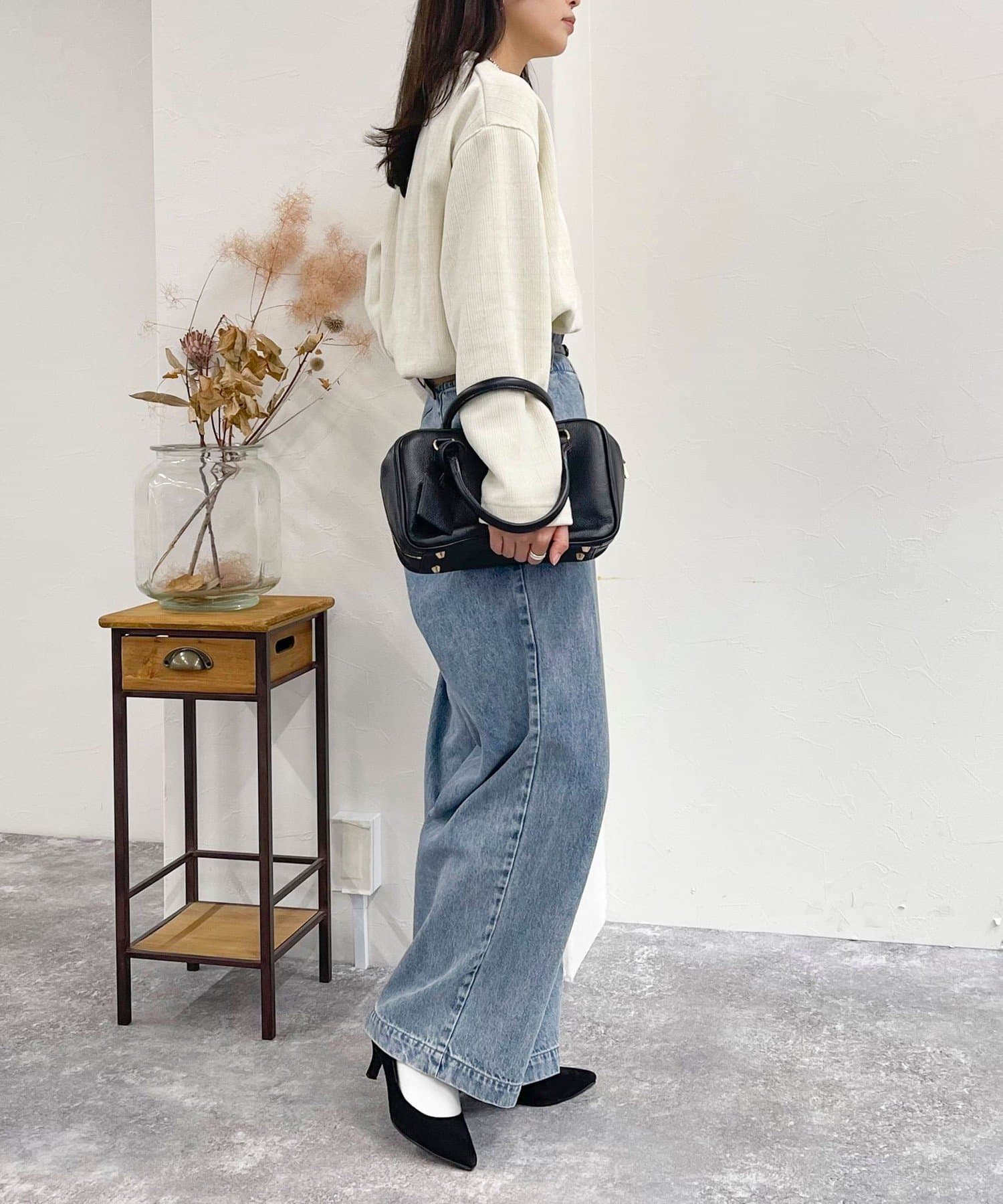 ラメモールクルーネックプルオーバーカットソー | FREDY & GLOSTER