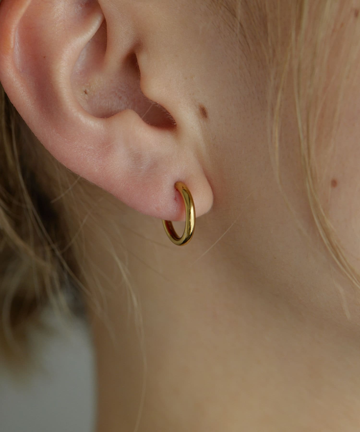 ear PAPILLONNER(イア パピヨネ) 《金属アレルギー対応/ステンレス/2WAY》スリーストーンイヤリング