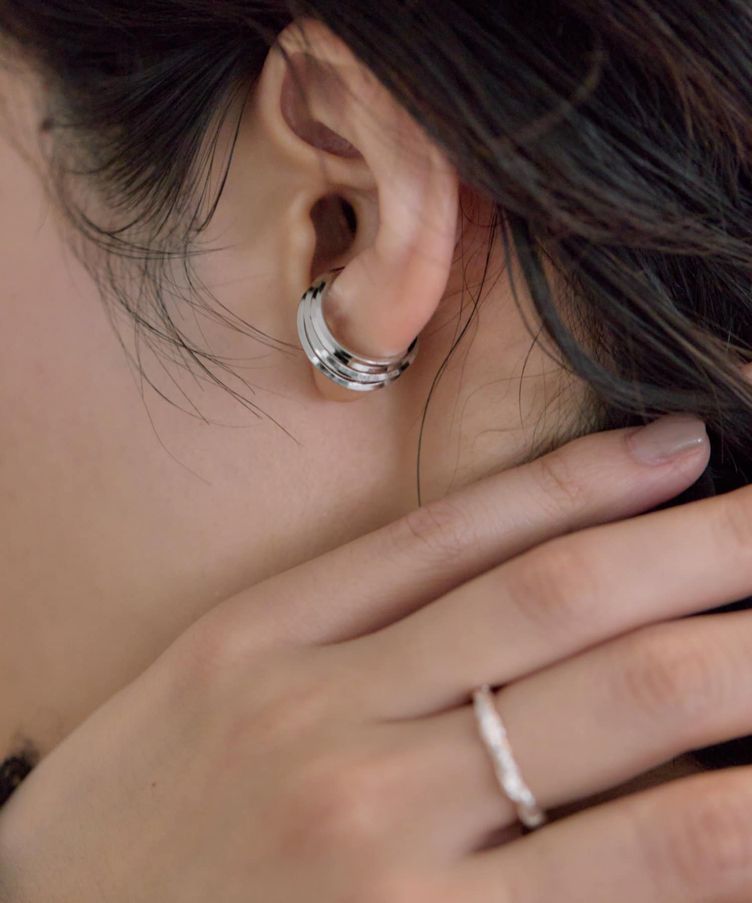 ear PAPILLONNER(イア パピヨネ) レイヤードイヤーカフ