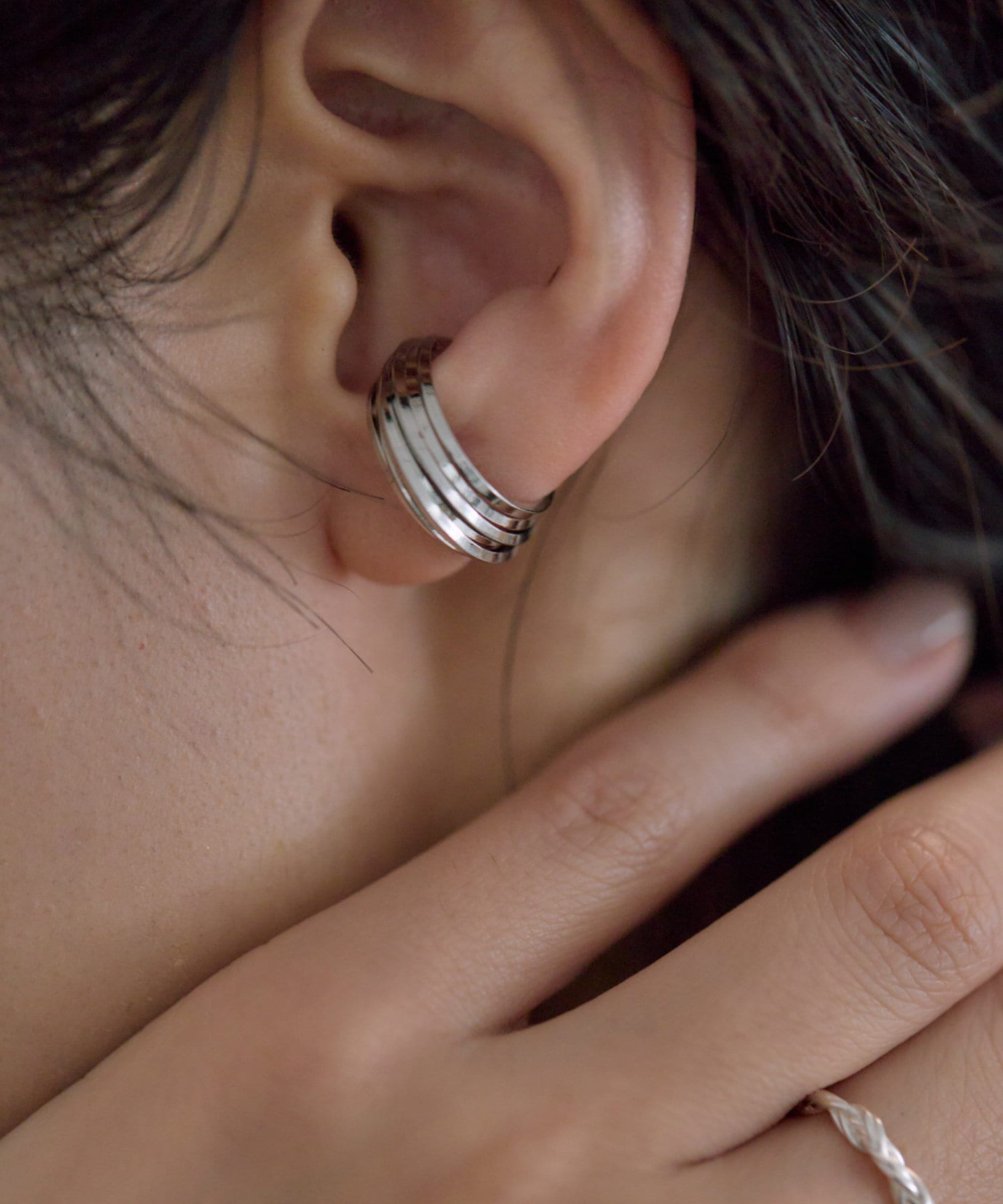 ear PAPILLONNER(イア パピヨネ) レイヤードイヤーカフ