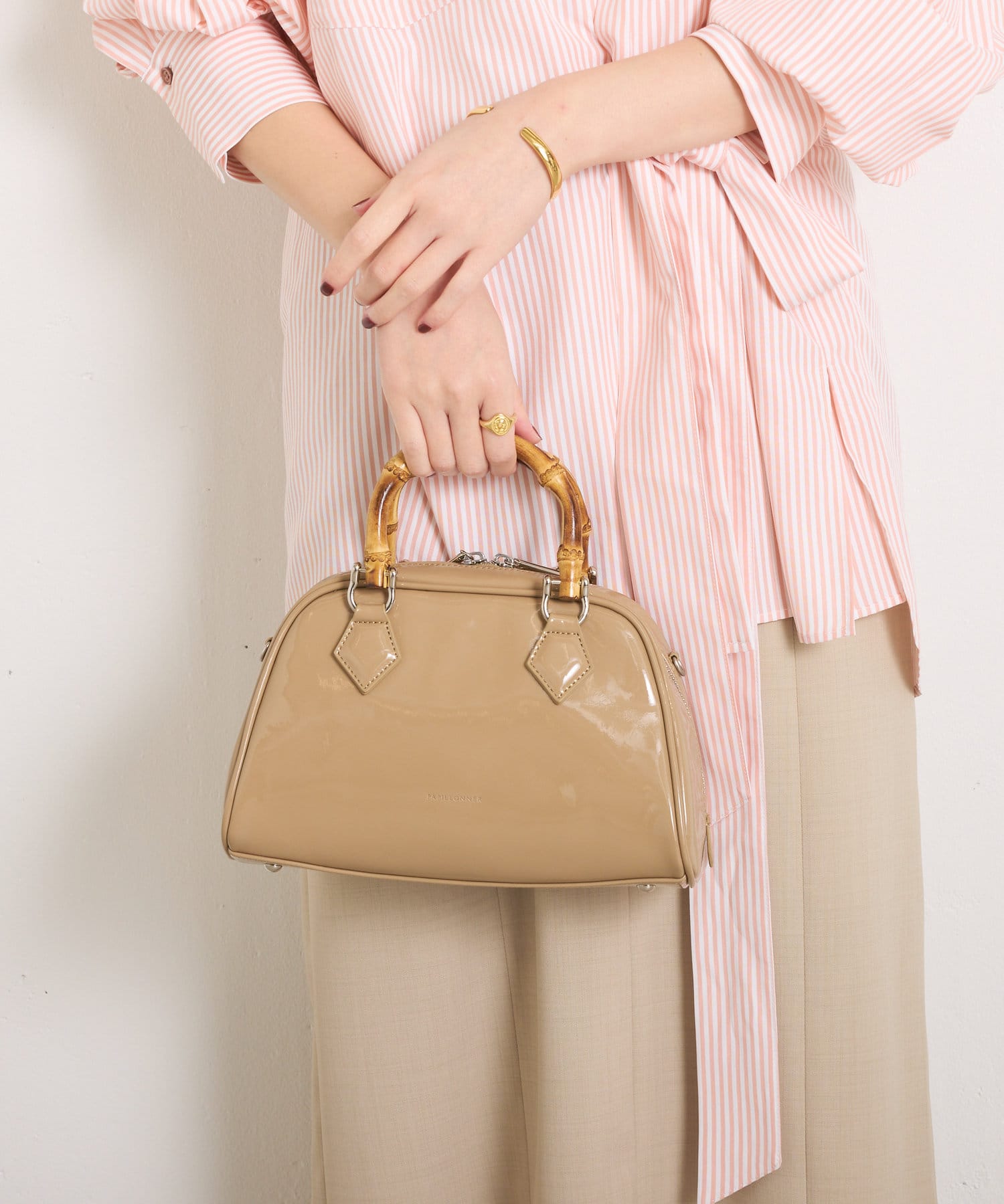 コラージュガリャルダガランテ グレイトフルチャーム付きボストン