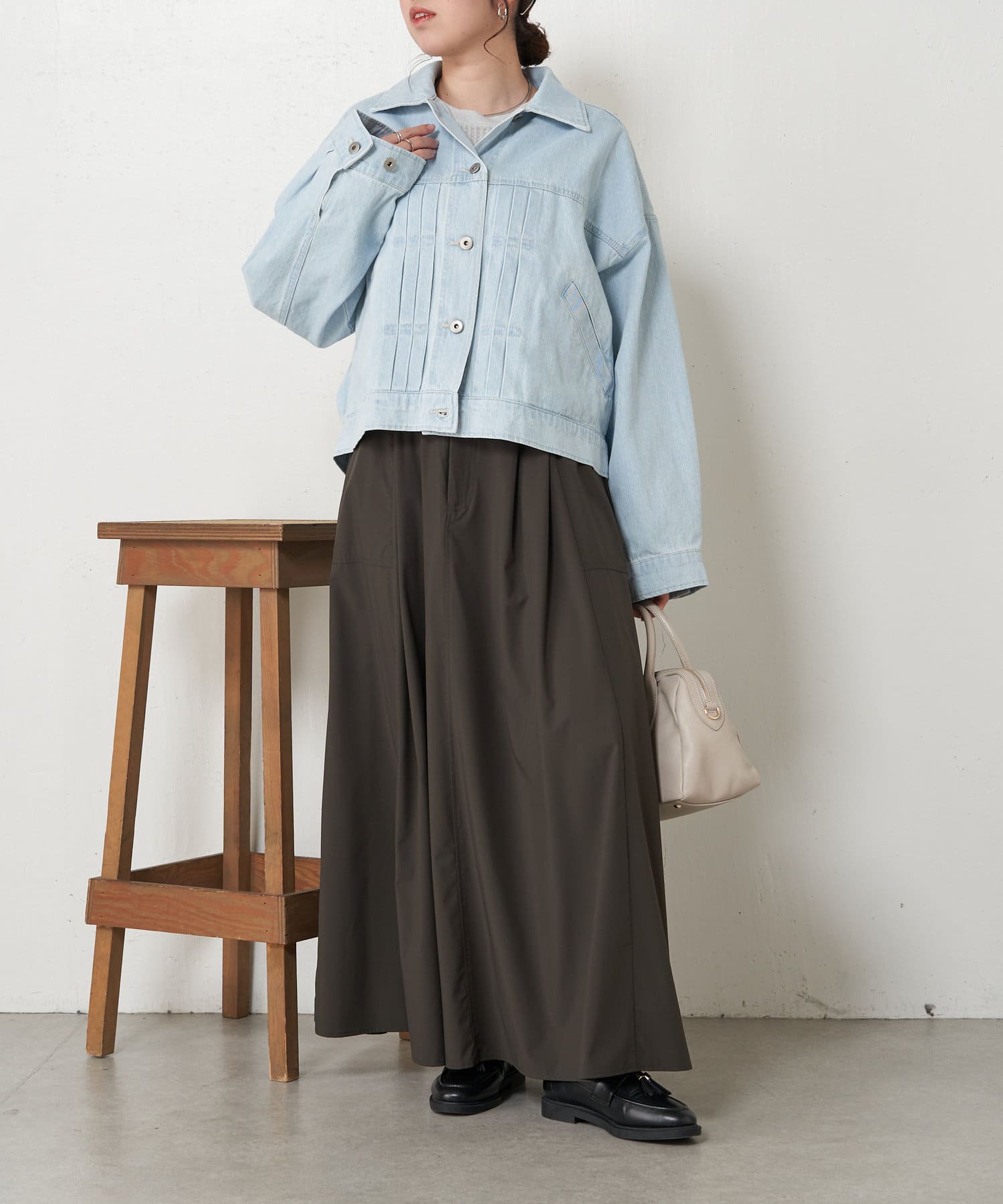 ジェナ　エスパスメルヴェィユ✨デニムミックスベスト✨新品 美品 値下げ！ジェナ エスパスメルヴェィユ✨デニムミックス