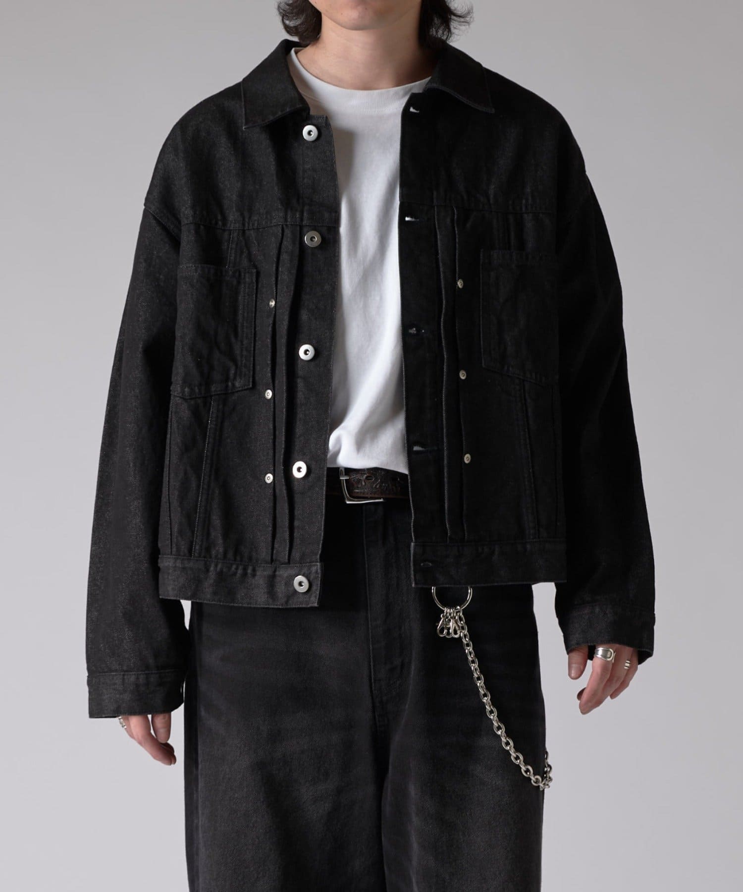 LANE シースルー ジャケット ブルゾン フロッキングトラッカージャケット LANE シースルー ジャケット ブルゾン フロッキングトラッカー