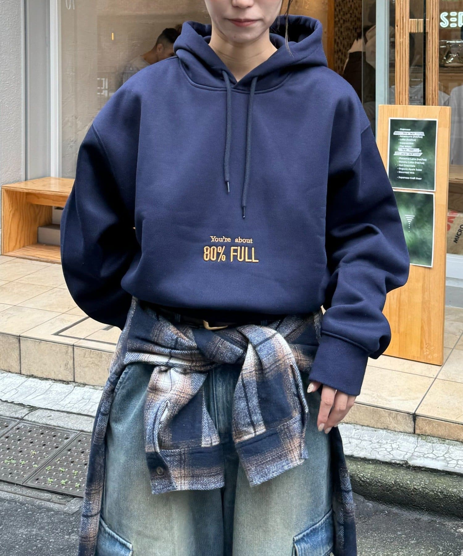 ビアズリー　美品　後ろ別布パーカー ビアズリー 美品 後ろ別布パーカー