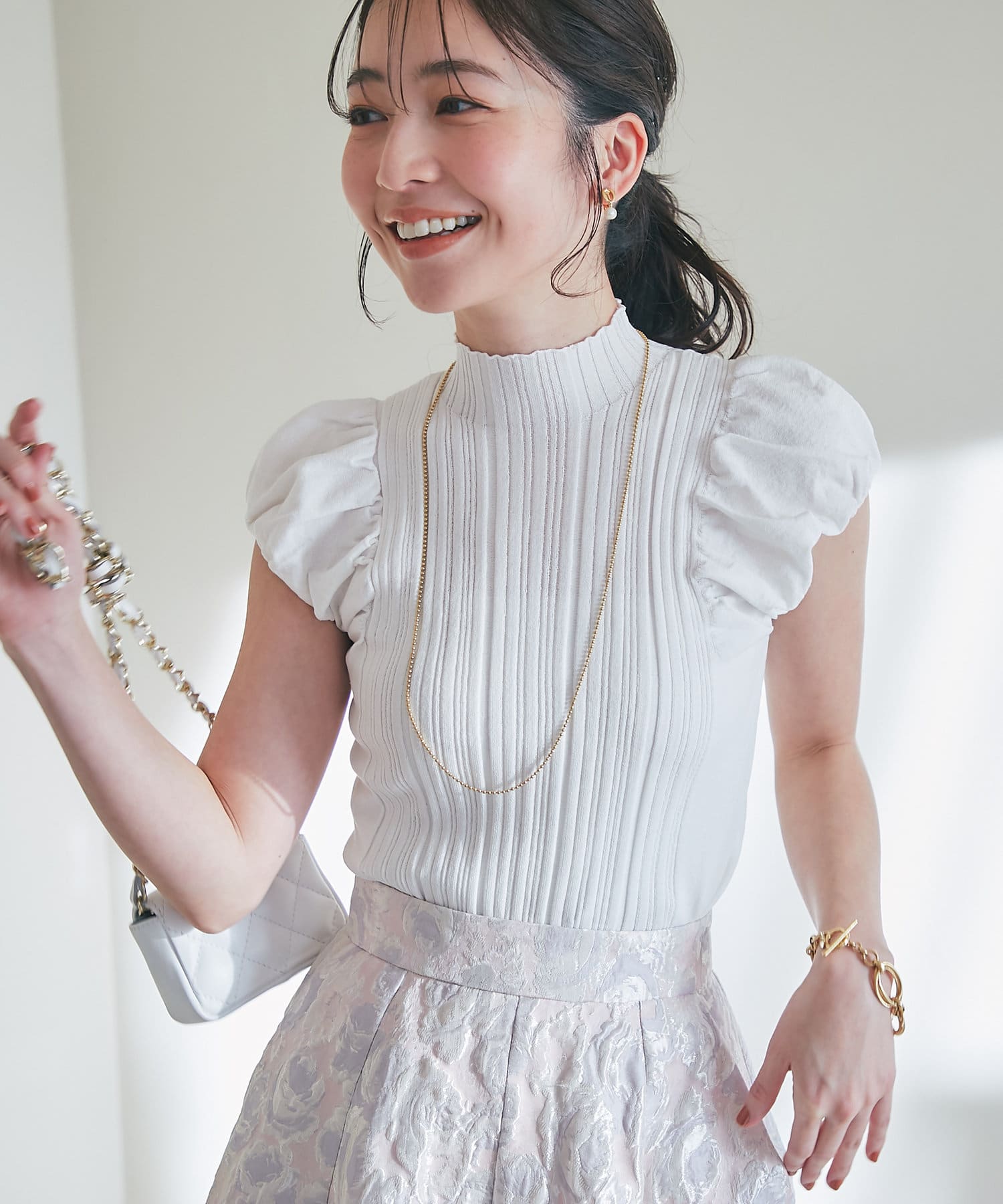 La boutique BonBon｜【最強モテ】オフショルリボン付き