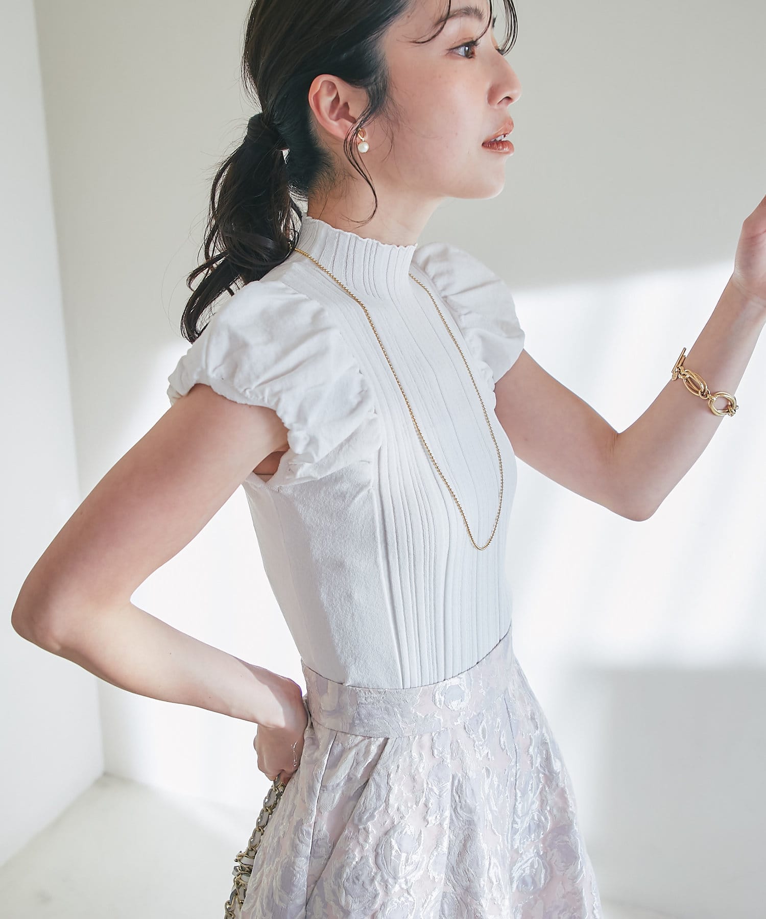 最強モテニット】フレンチパフニット | La boutique BonBon(ラブ 最強モテニット】フレンチパフニット | La boutique BonBon(ラブ