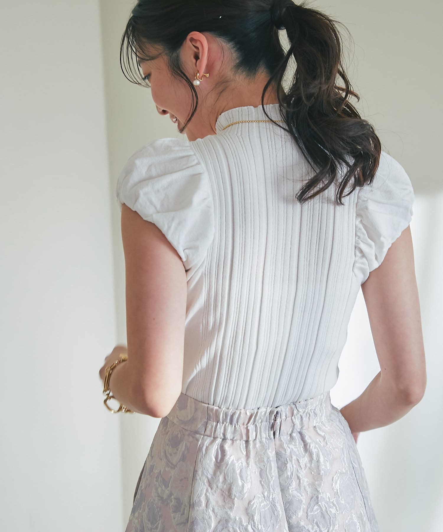 最強モテニット】フレンチパフニット | La boutique BonBon(ラブ 最強モテニット】フレンチパフニット | La boutique BonBon(ラブ
