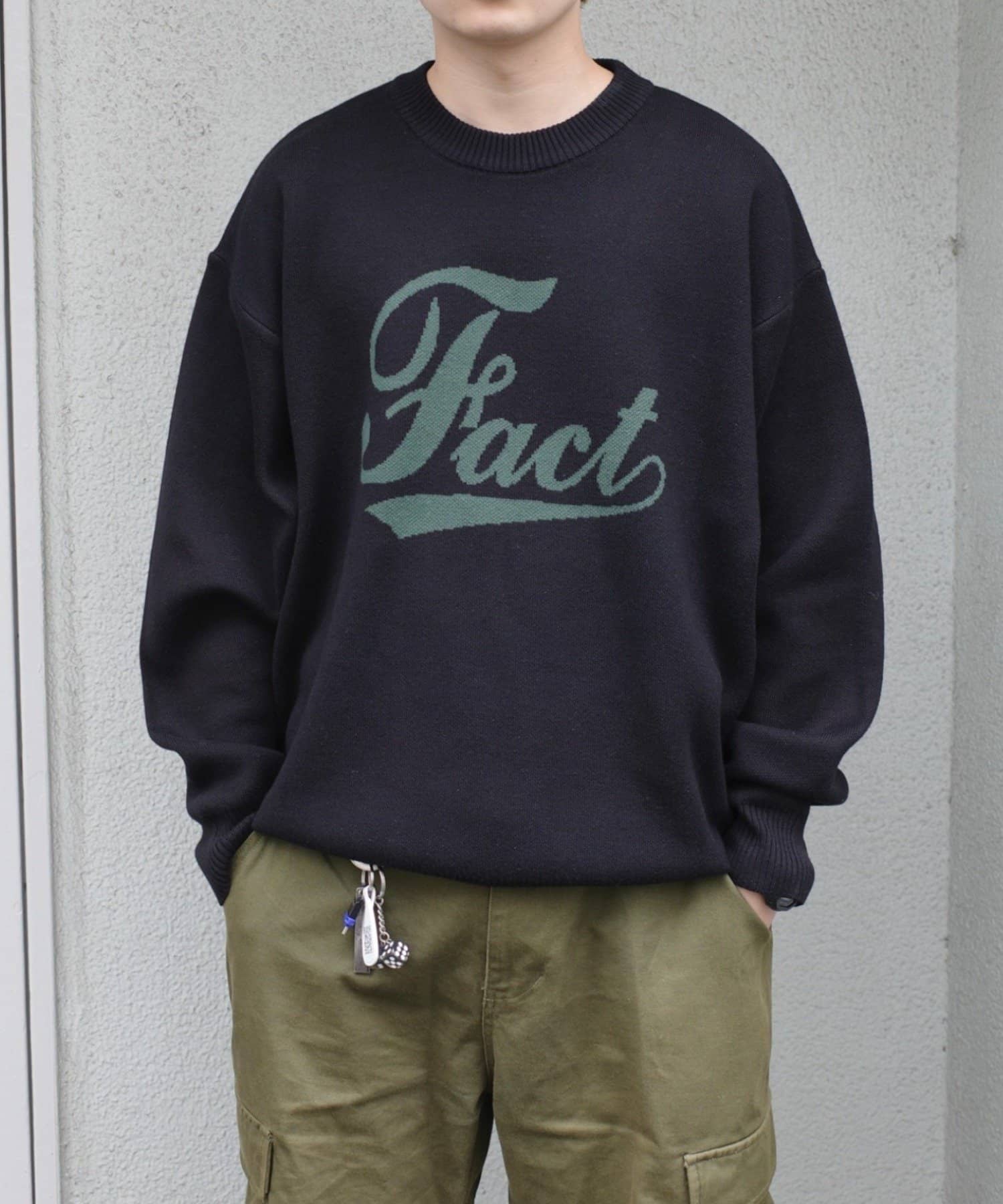 WHO’S WHO gallery(フーズフーギャラリー) 【UNISEX/ユニセックス】FACT ロゴニット