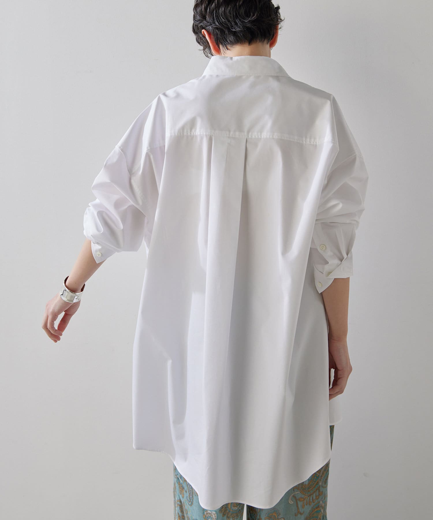 【ネット限定】 ロゴシシュウオーバーシャツ ガゼット Gazette(ウィム Whim | トップス