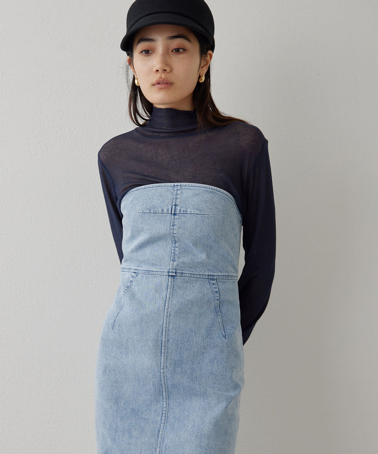 DENIMベアトップワンピース | Whim Gazette(ウィム ガゼット